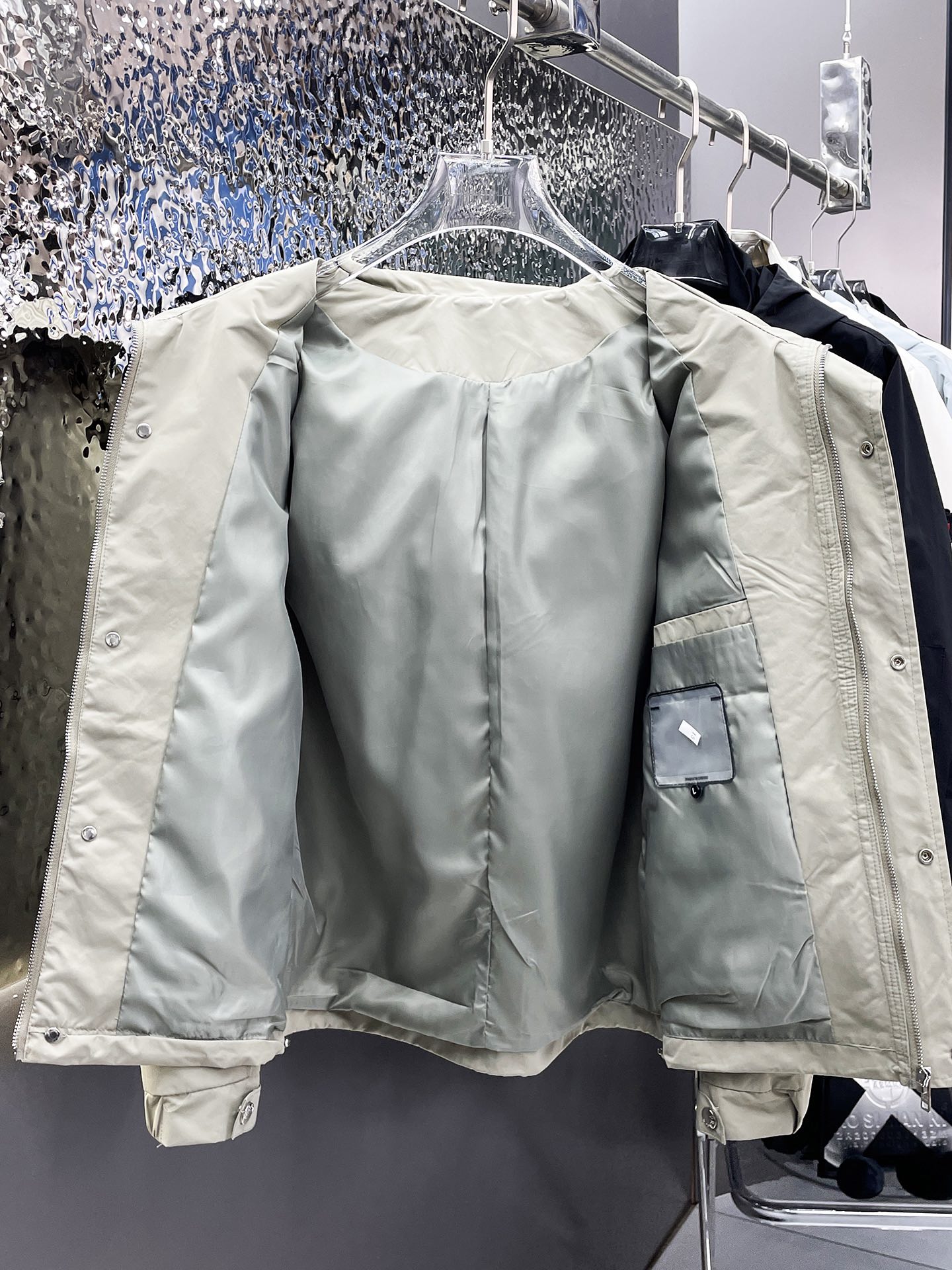 prada キルティング ジャケットＮ級品 アウター 柔らかい トップス 運動 ファッション メンズ ホワイト_9