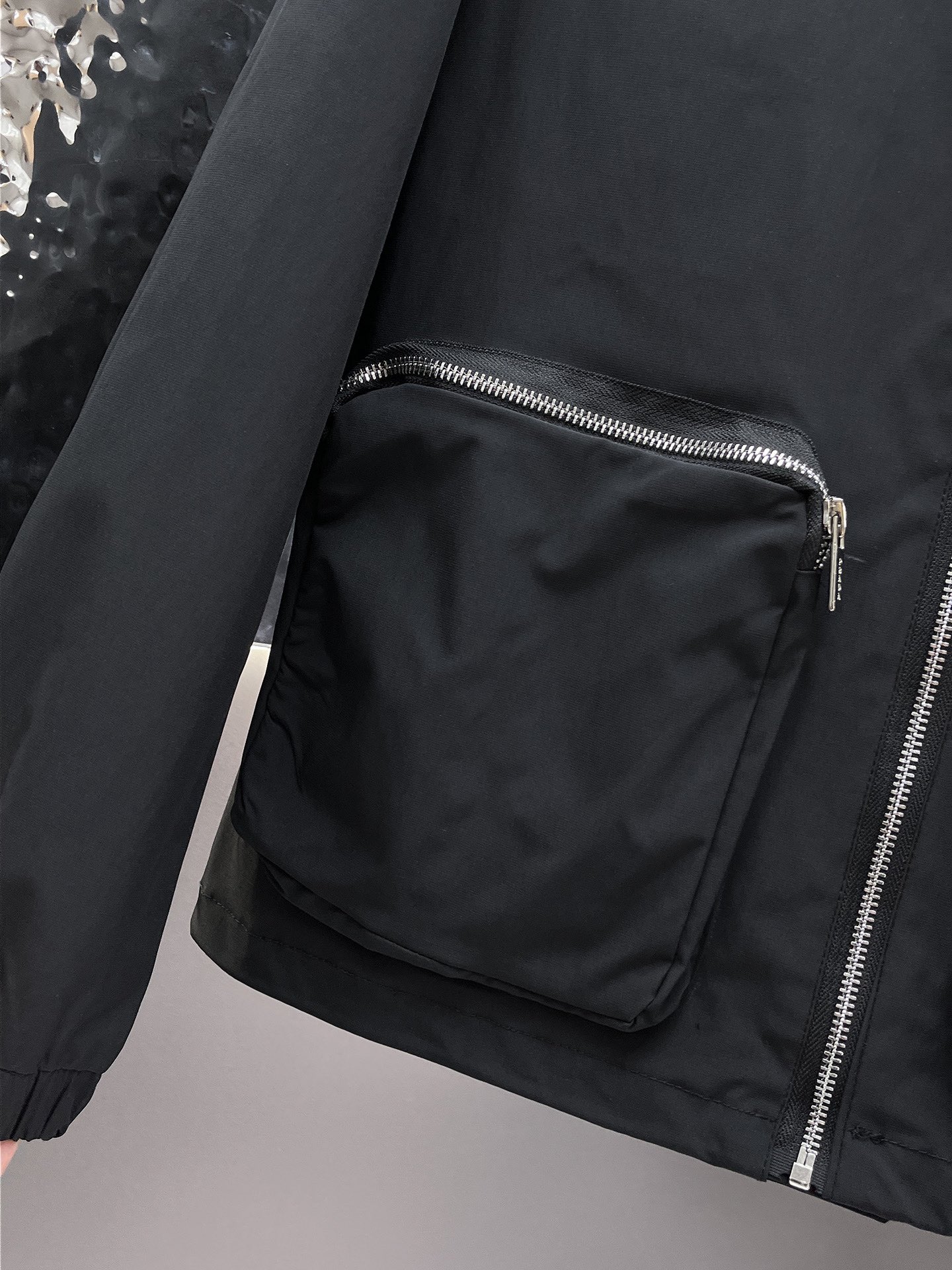 prada ステッチ ジャケットスーパーコピー ファッショントップス 柔らかい アウター 暖かい メンズ ブラック_12