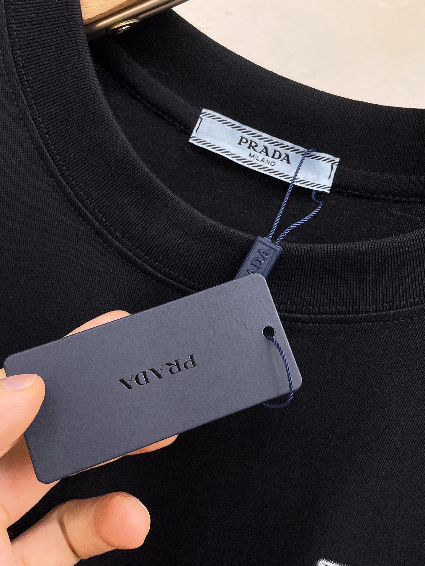 【激安】高級品通販 prada 3 パック t シャツ偽物 短袖 ゆったり 純綿 トップス プリント 夏服 ブラック_5