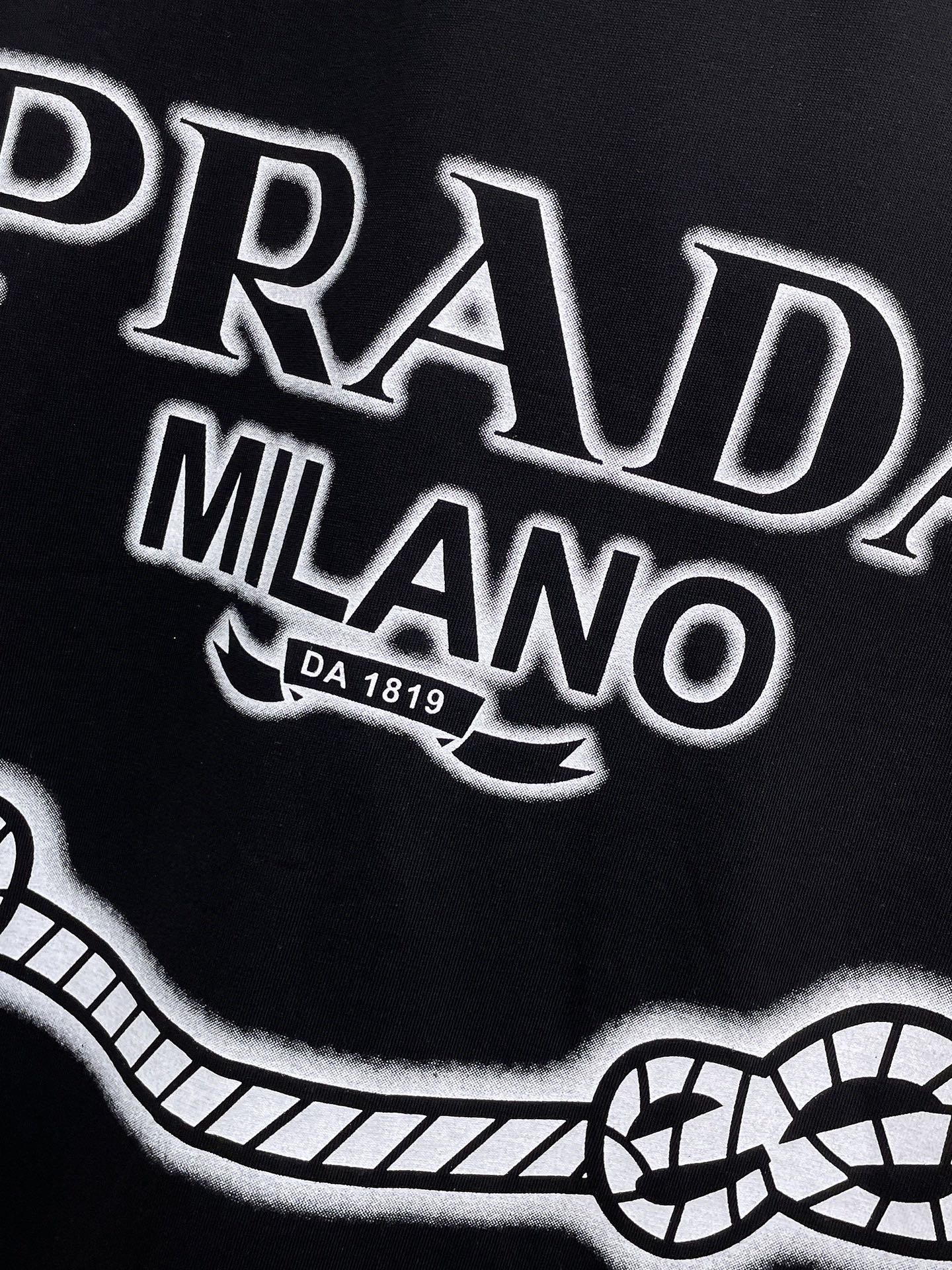 【激安】高級品通販 prada 3 パック t シャツ偽物 短袖 ゆったり 純綿 トップス プリント 夏服 ブラック_10
