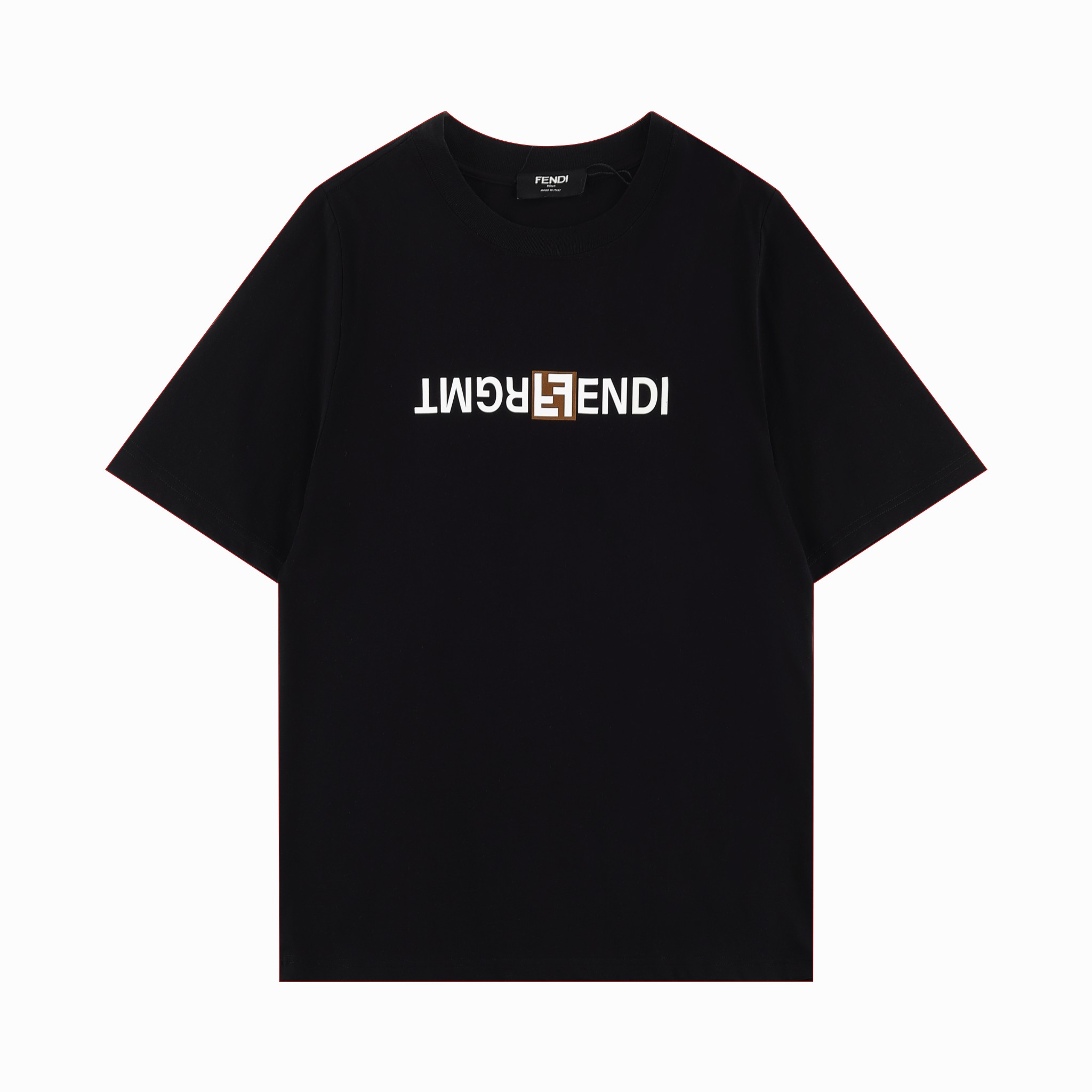 爆買い品質保証 fendi t シャツ キッズスーパーコピー 純綿 柔らかい カジュアル トップス シンプル ブラック_1