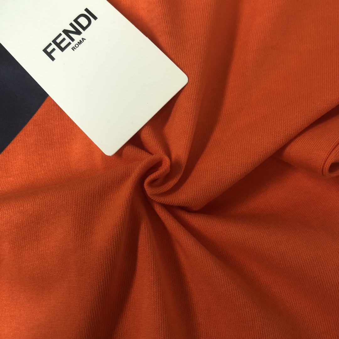 赤字超特価2024 fendi t シャツ クマ激安通販 ファッション 純綿 柔らかい トップス 大人気 カップル レッド_6