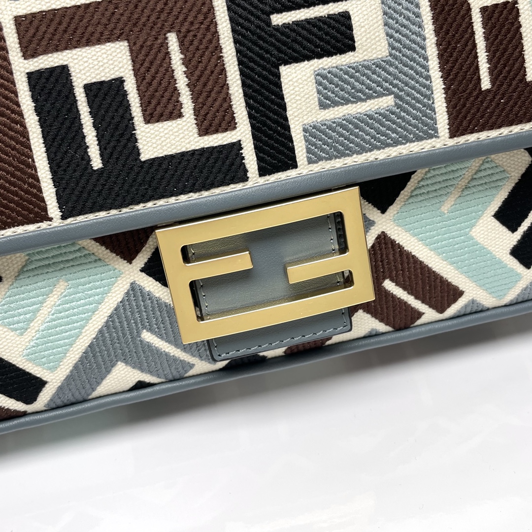 HOT品質保証 フェンディバッグ 黒 ショルダーコピー 斜め掛けバッグ 人気定番 刺繍 カラフル レディース グリーン_4