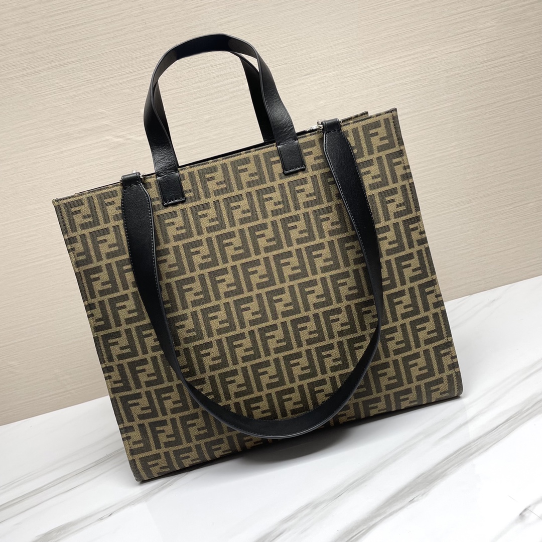 [新季度]フェンディ アデーレ激安通販 持ちバッグ トート 買い物バッグ 大容量 花柄 ファッション レディース ブラウン_3