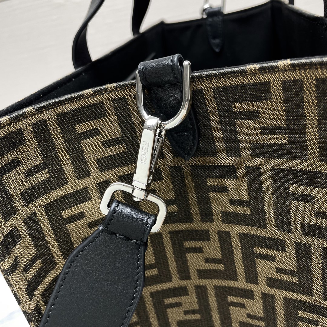 [新季度]フェンディ アデーレ激安通販 持ちバッグ トート 買い物バッグ 大容量 花柄 ファッション レディース ブラウン_7