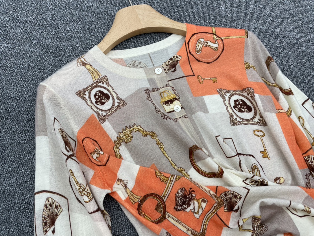 バーバリー t シャツ アウトレットＮ級品 純綿 トップス 長袖 カラフル 優雅 高級感 ファッション 大人気 オレンジ色_5