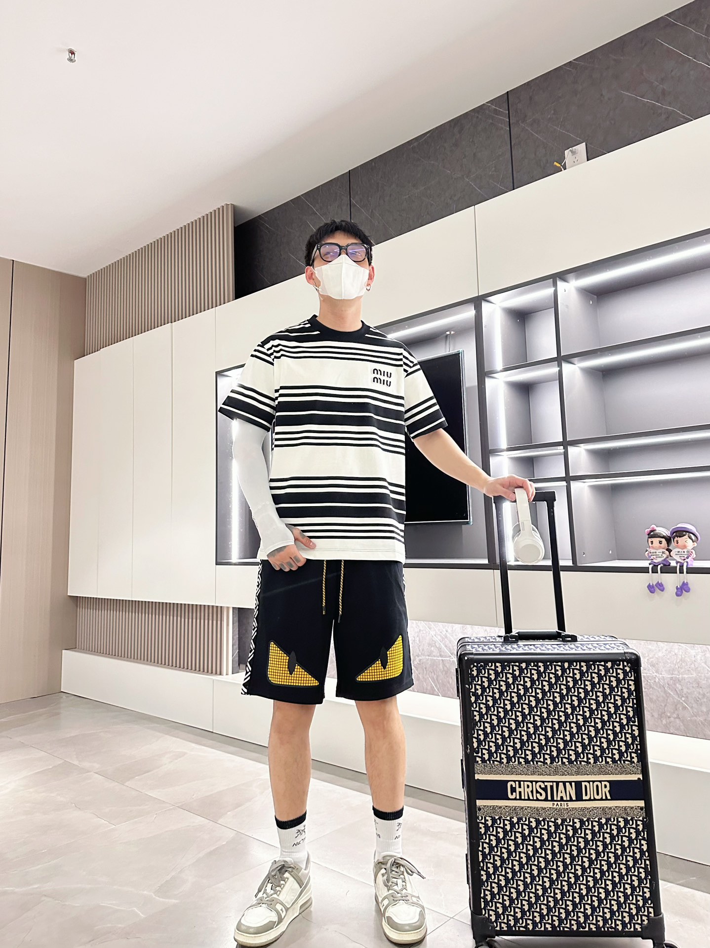 フェンディ クロワッサン激安通販 ショットパンツ カジュアル 柔らかい 爽やか 通気性いい メンズ ブラック_6