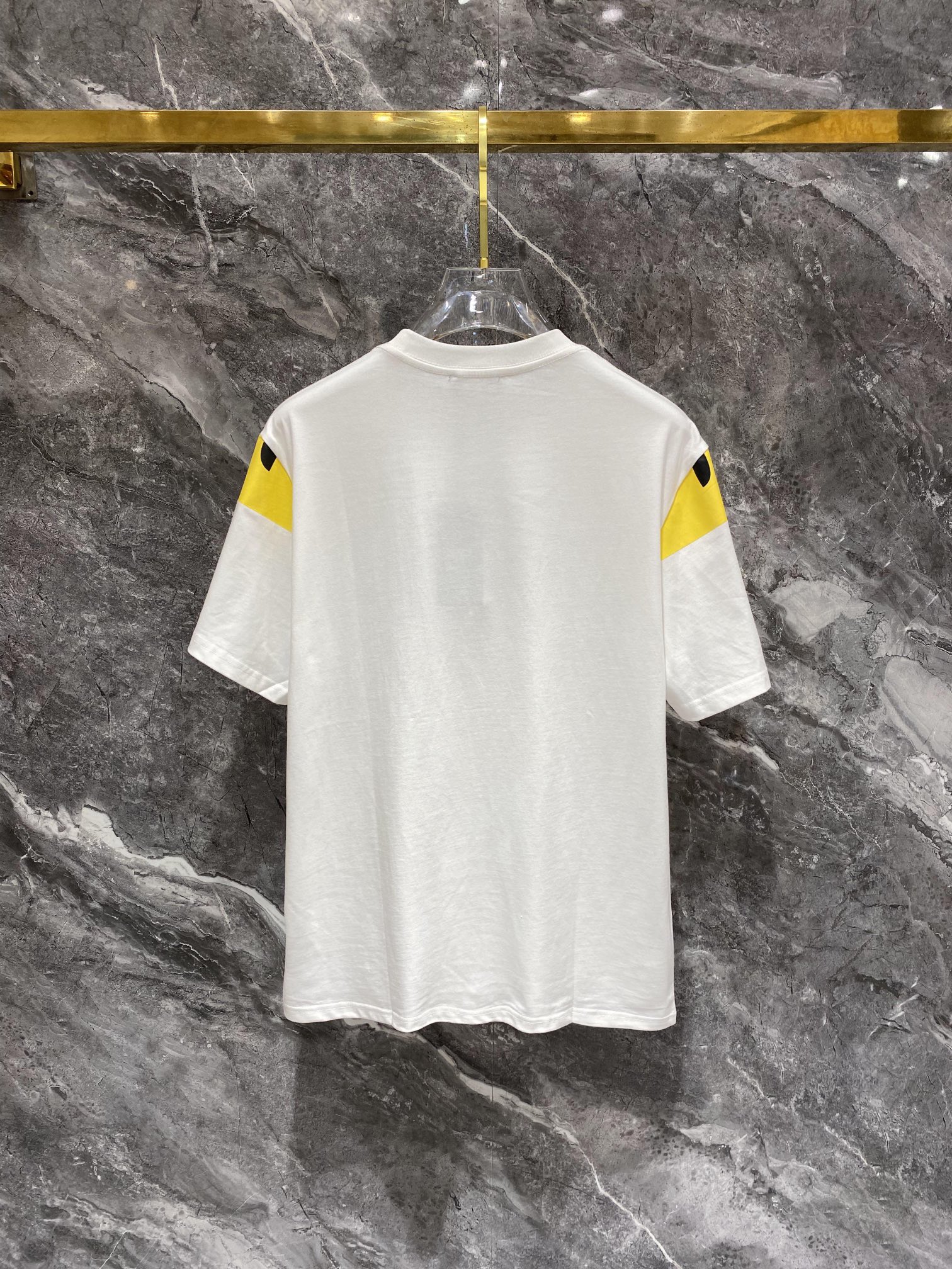 春夏人気セール安い フェンディ t シャツ偽物 トップス 純綿 ロゴプリント シンプル 短袖 人気定番 ホワイト_6