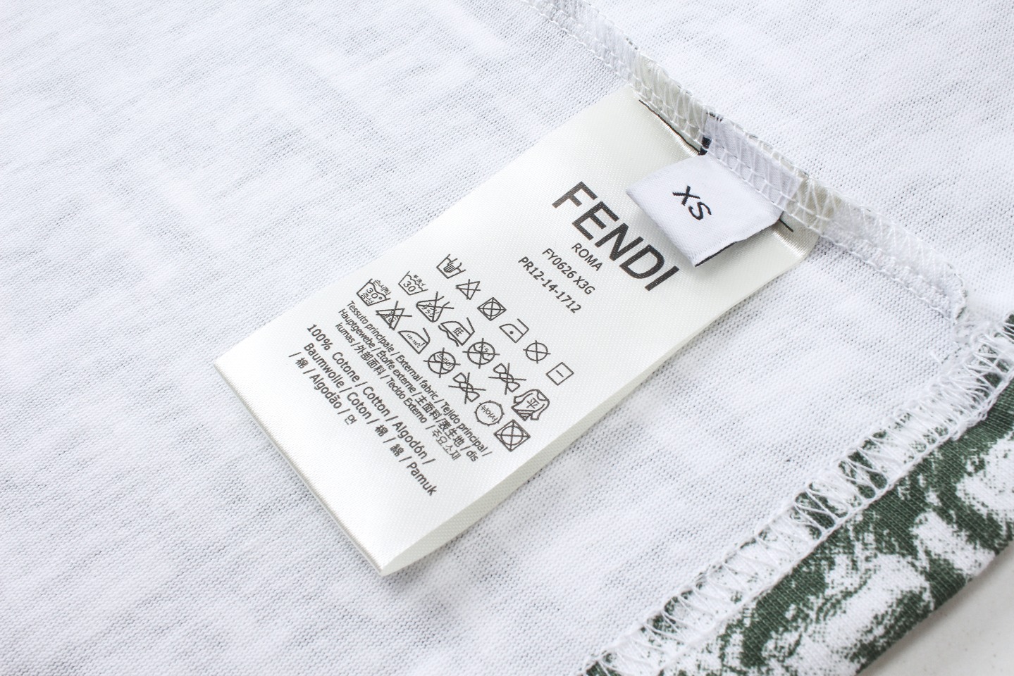 お買い得豊富な fendi t シャツ レディーススーパーコピー トップス 純綿 半袖 柔らかい 花柄 男女兼用 シンプル グリーン_8