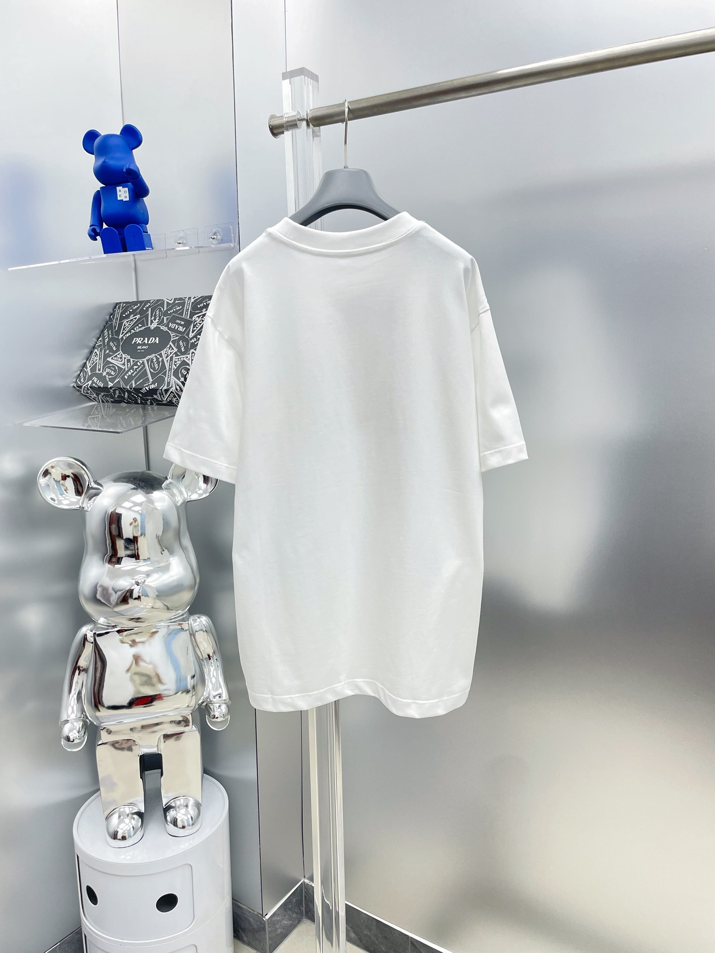 海外セレブ定番愛用 fendi fila コラボ t シャツコピー トップス 純綿 半袖 柔らかい 男女兼用 夏新品 シンプル ホワイト_2