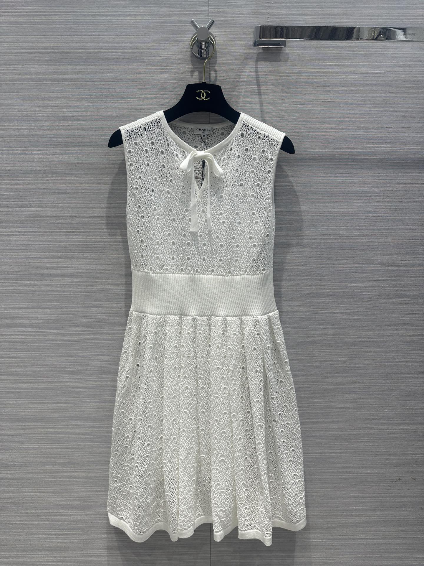 chanel スカート激安通販 カジュアル ワンピース 春夏新品 シンプル 無袖 品質保証 レディース ホワイト_1