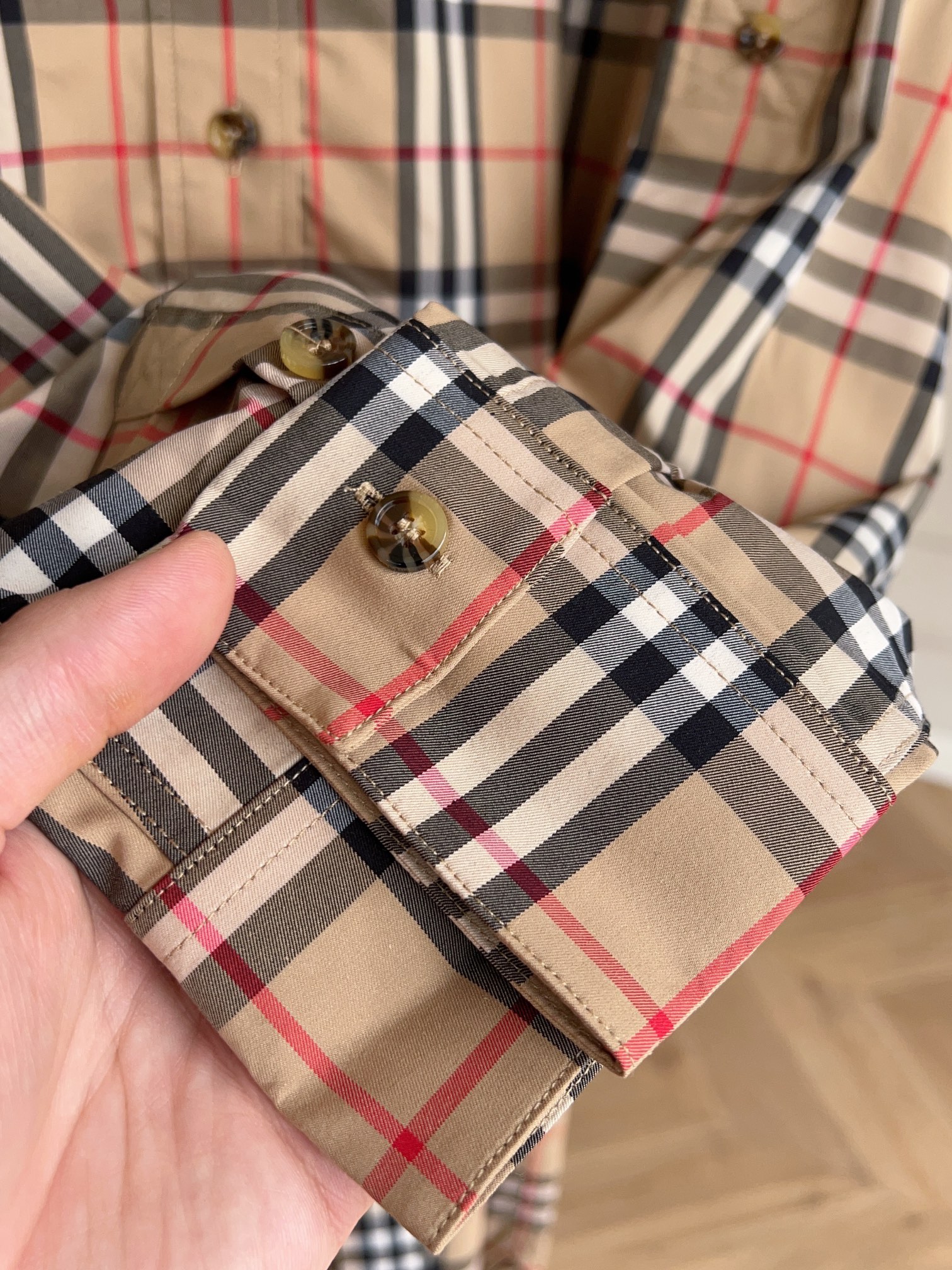 バーバリースカート激安通販 格子模様 シンプル ワンピース 秋服 人気定番 ファッション レディース ブラウン_5