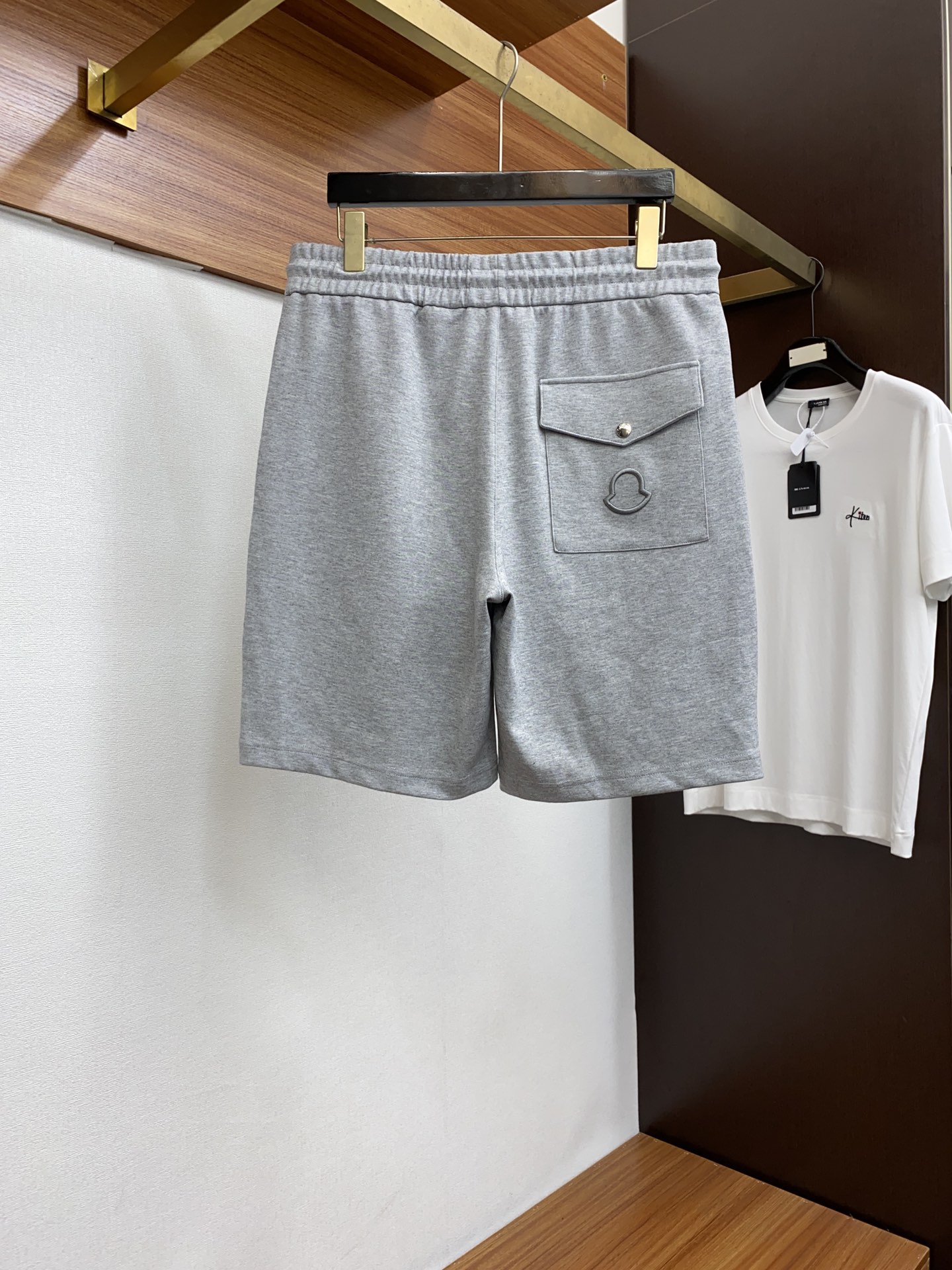 モンクレール ショートパンツ メンズ激安通販 カジュアルズボン ショットパンツ 純綿 ランニング 人気新作 グレイ_8