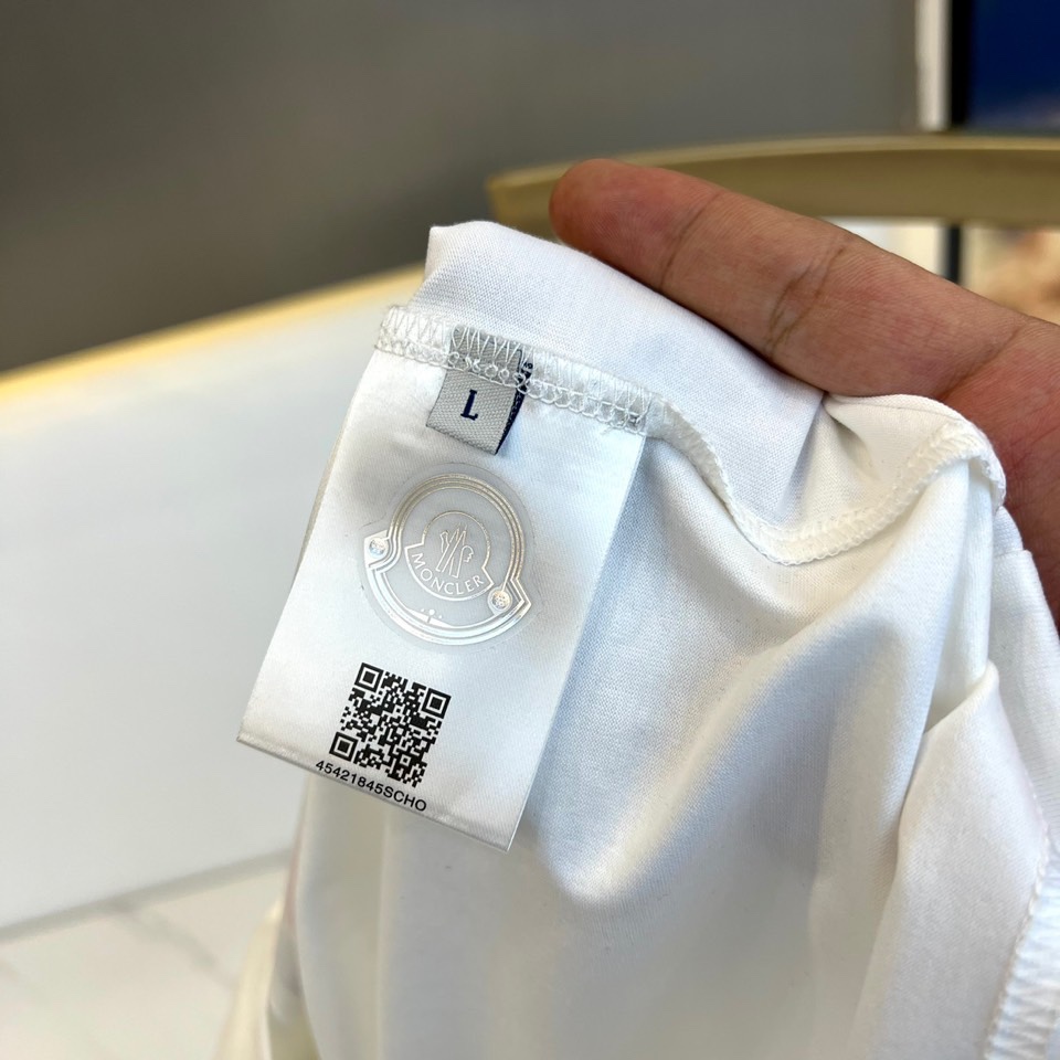 限定セール低価 モンクレールtシャツサイズ感激安通販 純綿 トップス 春夏 メンズ ファッション ホワイト_6