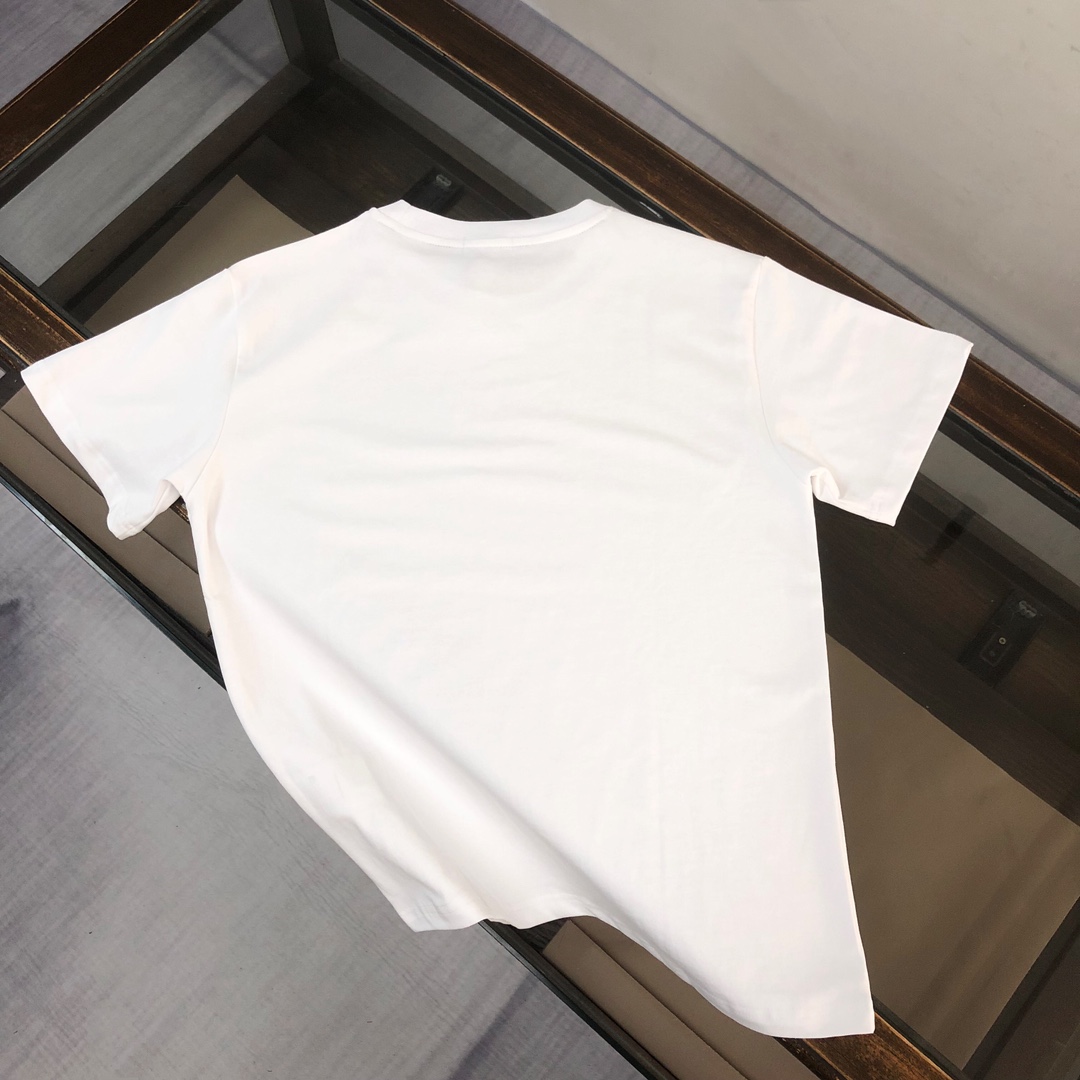 HOT 2024夏の定番 モンクレールtシャツ キッズスーパーコピー 純綿 トップス シンプル 半袖 通気性いい 柔らかい ホワイト_8