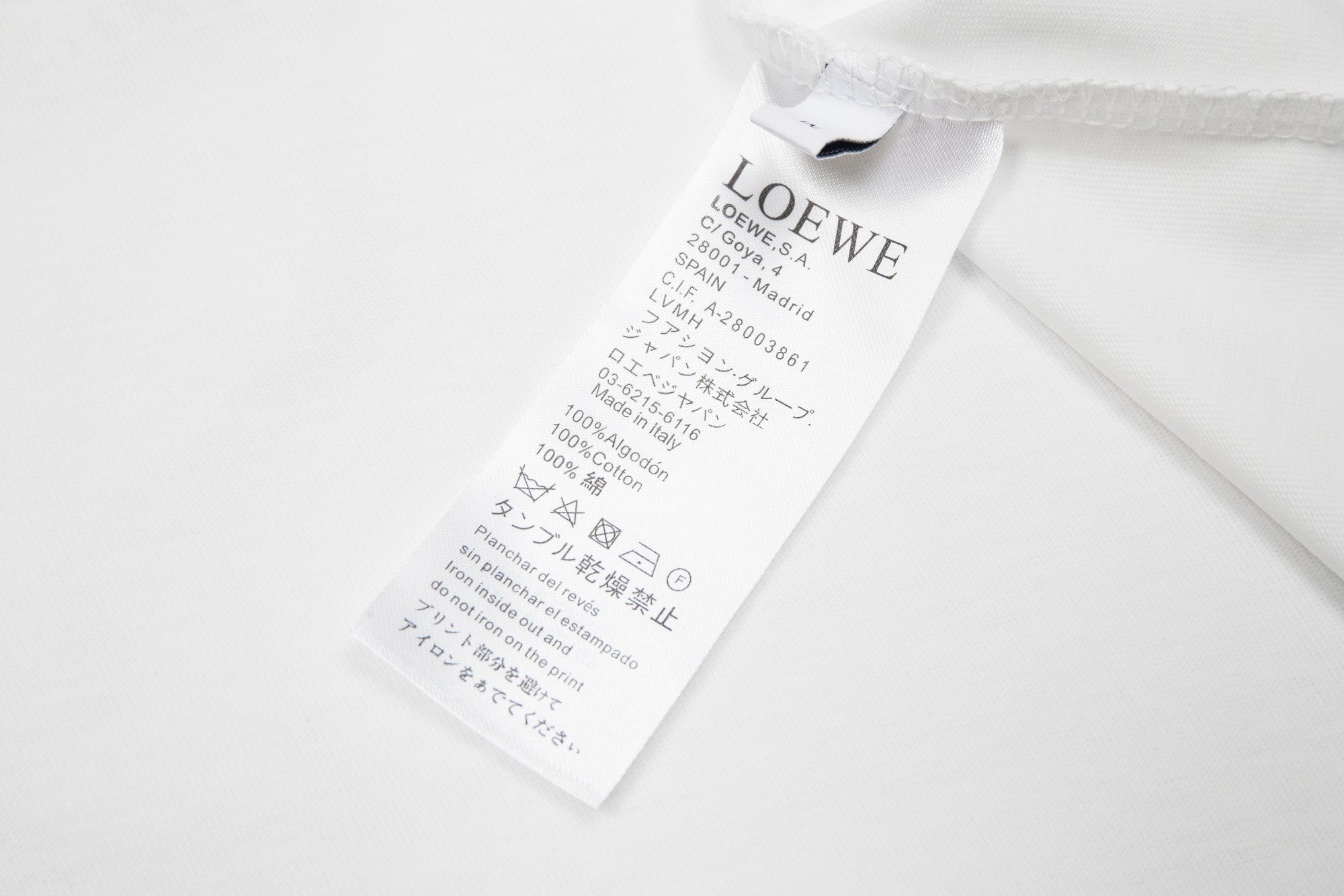 新作到着!! ロエベ アリエクＮ級品 純綿 トップス ロゴプリント 柔らかい ファッション 半袖 Tシャツ ホワイト_7