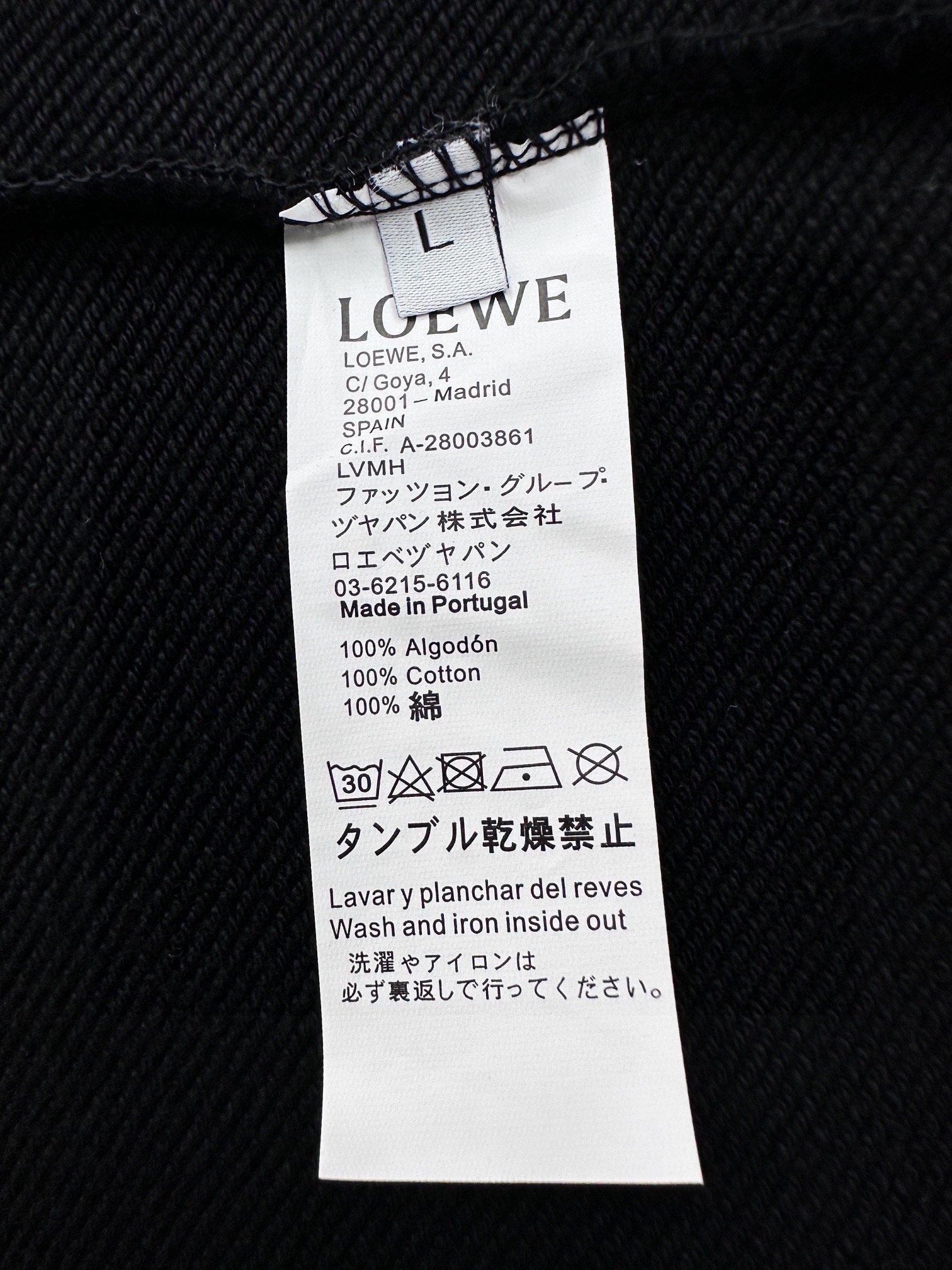 人気セールHOT ロエベ 知らないスーパーコピー 純綿 トップス ロゴプリント 柔らかい ファッション 半袖 Tシャツ ブラック_6