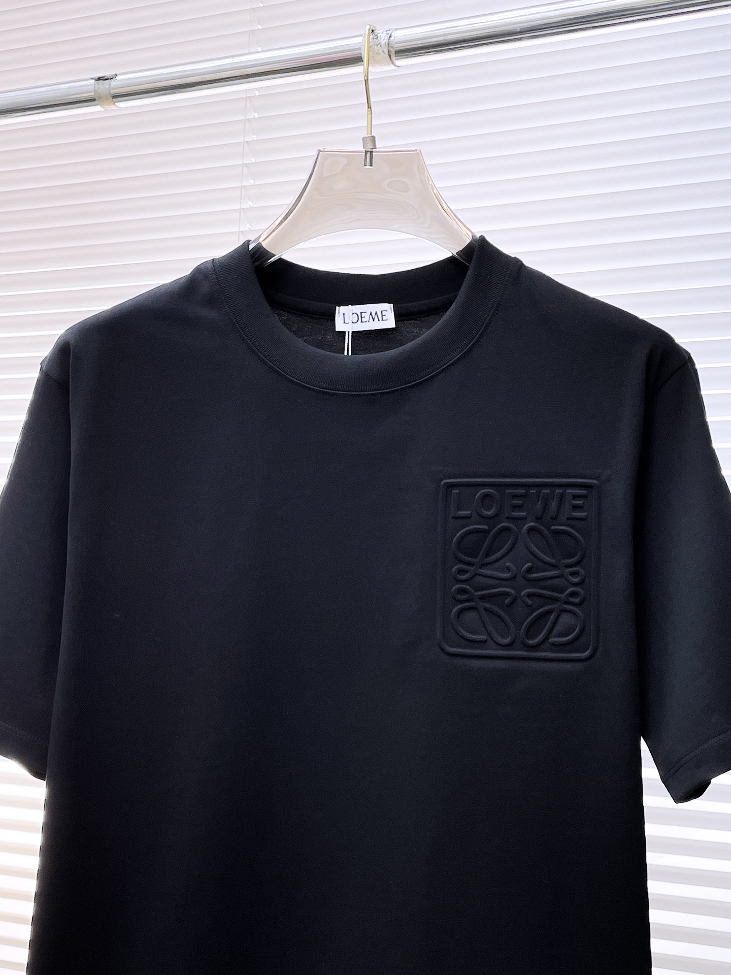 最安値人気 ロエベとルイヴィトンスーパーコピー 純綿 短袖 Tシャツ トップス 柔らかい 快適 ゆったり ブラック_2