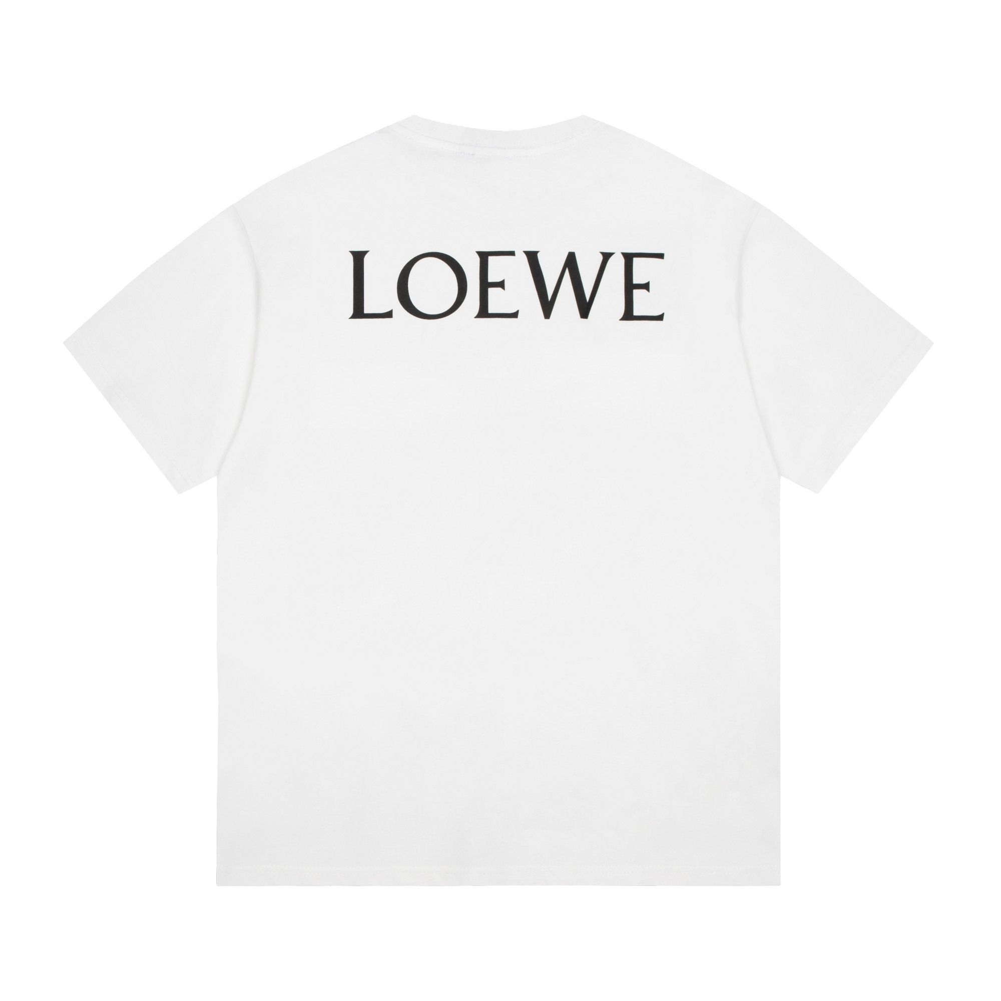 春夏数量限定 ロエベはハイブランド偽物 純綿 短袖 Tシャツ トップス 柔らかい 快適 プリント ホワイト_3