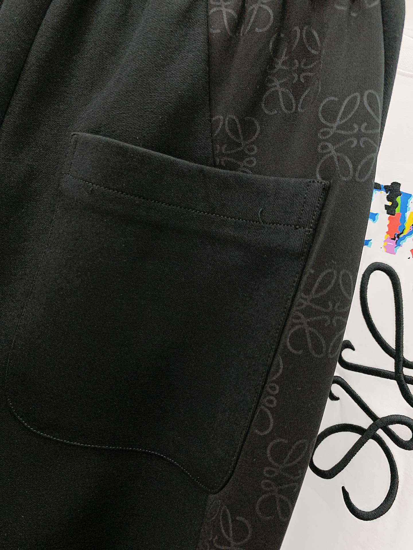 ロエベ ボトムスＮ級品 純綿 カジュアルズボン 運動パンツ ランニング 柔らかい 人気 ゆったり ブラック_9
