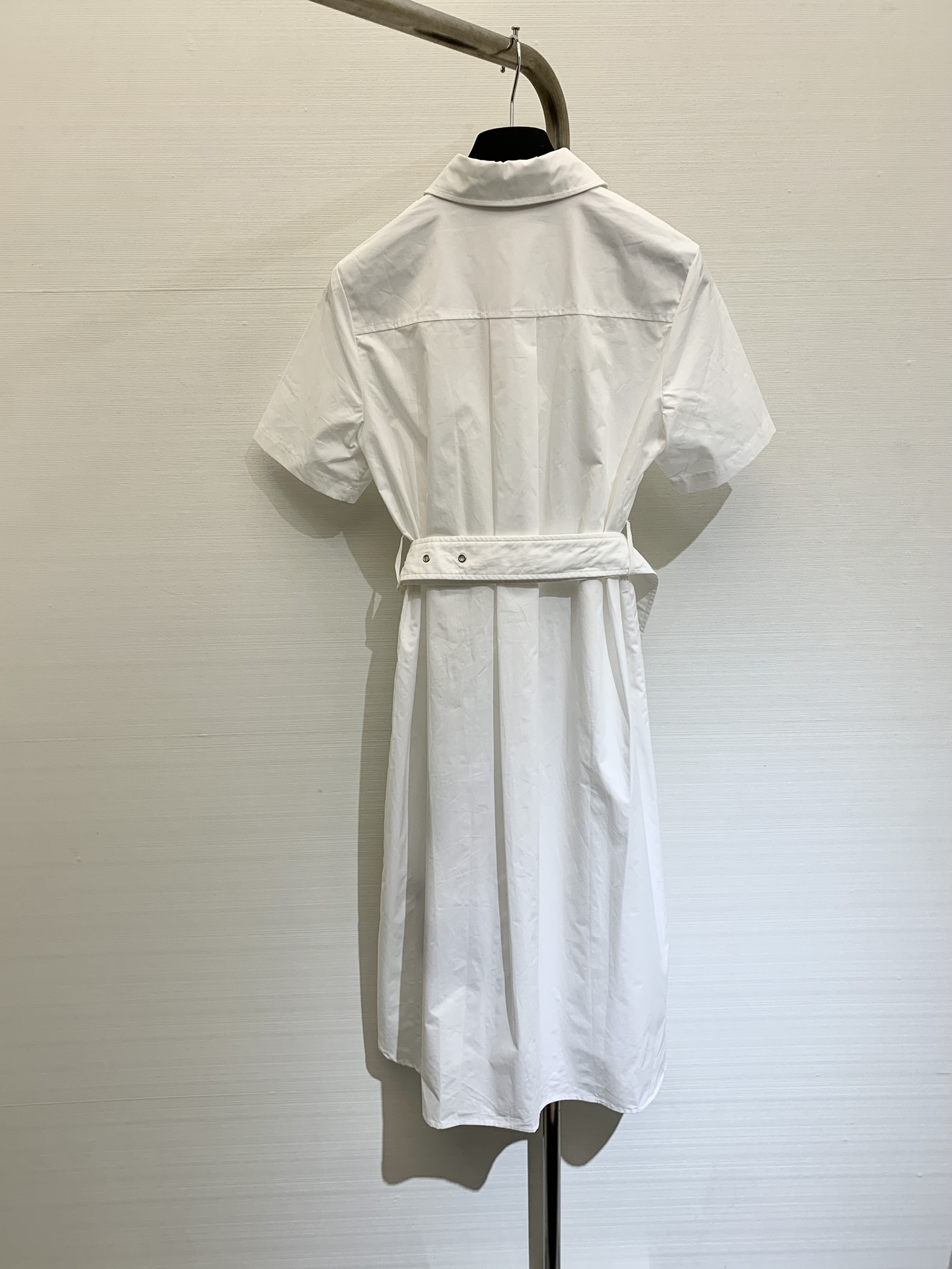 橋本環奈 ディオールワンピースコピー スカート 短袖 軽量 夏服 柔らかい レディース 人気新作 純綿 ホワイト_6