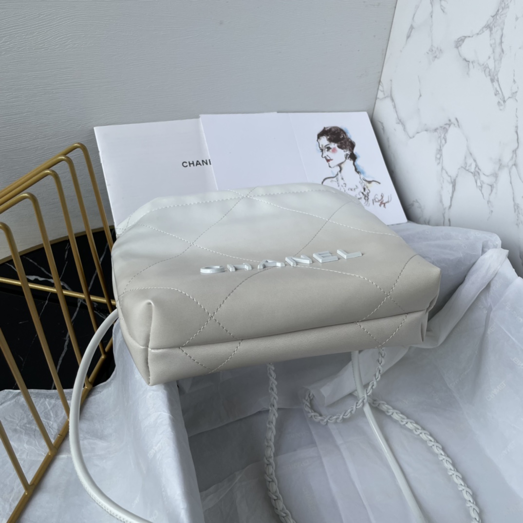 限定セール低価 シャネル パジャマ 5番コピー 牛革 肩掛けバッグ ファッション レザー レディース ホワイト_8