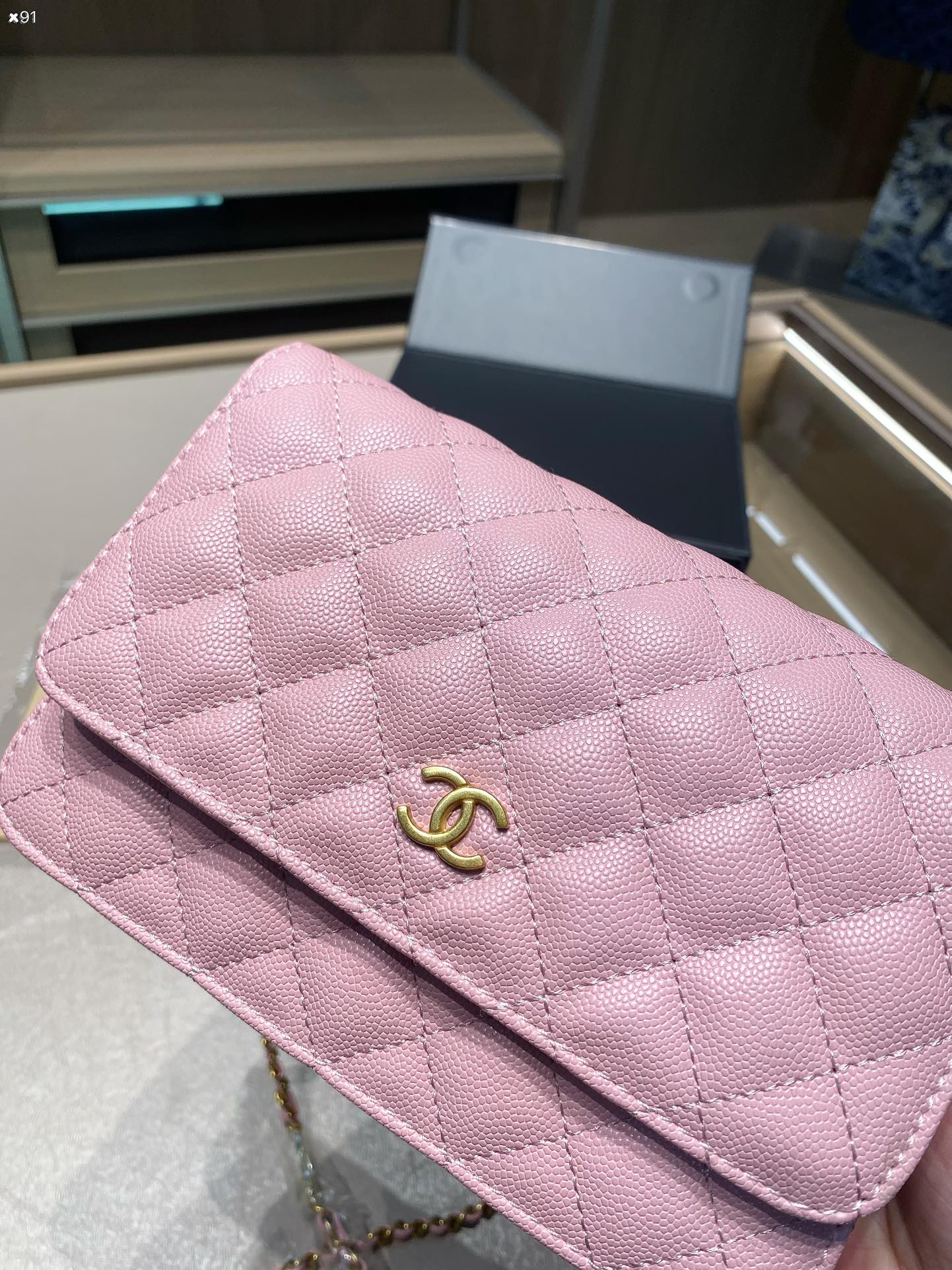 限定人気品★セール！シャネルユニフォームＮ級品 牛革 肩掛けバッグ チェーンバッグ レザー レディース ピンク_4