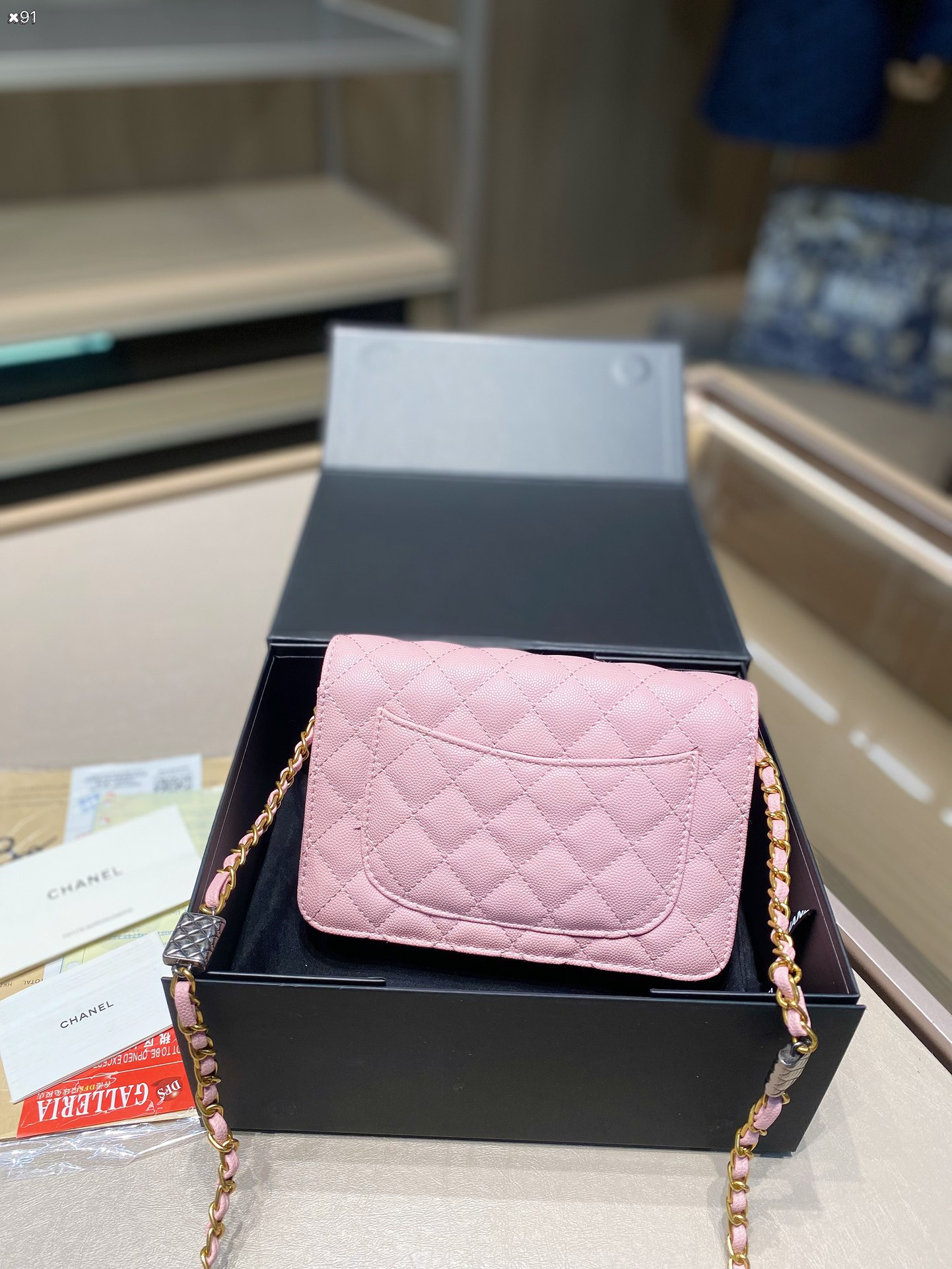 限定人気品★セール！シャネルユニフォームＮ級品 牛革 肩掛けバッグ チェーンバッグ レザー レディース ピンク_6