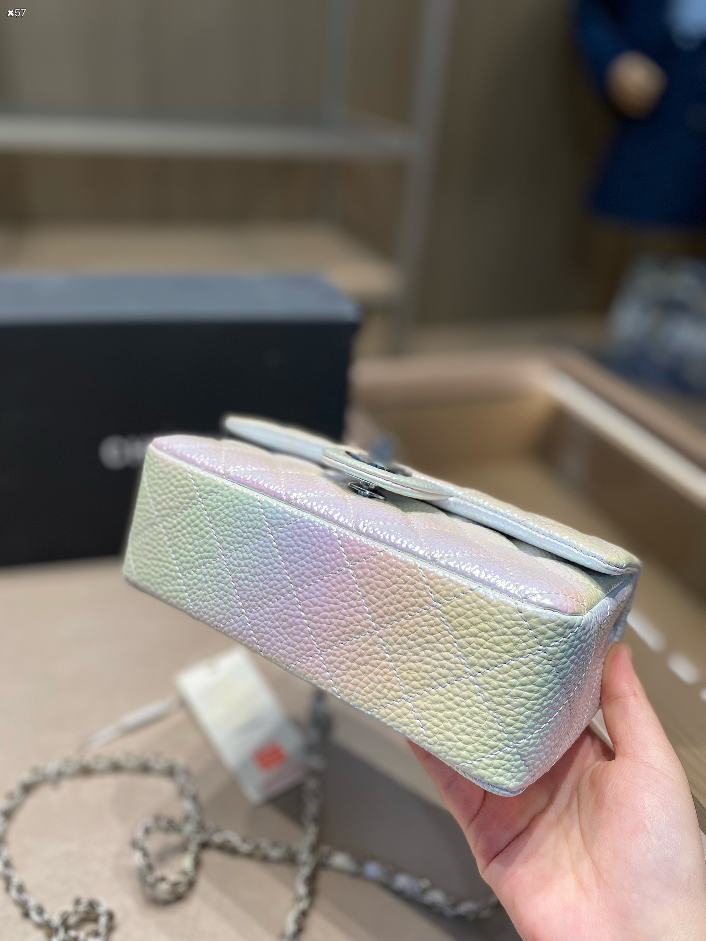 超レア激得 シャネル激安スーパーコピー 牛革 肩掛けバッグ チェーンバッグ レザー レディース ホワイト_7
