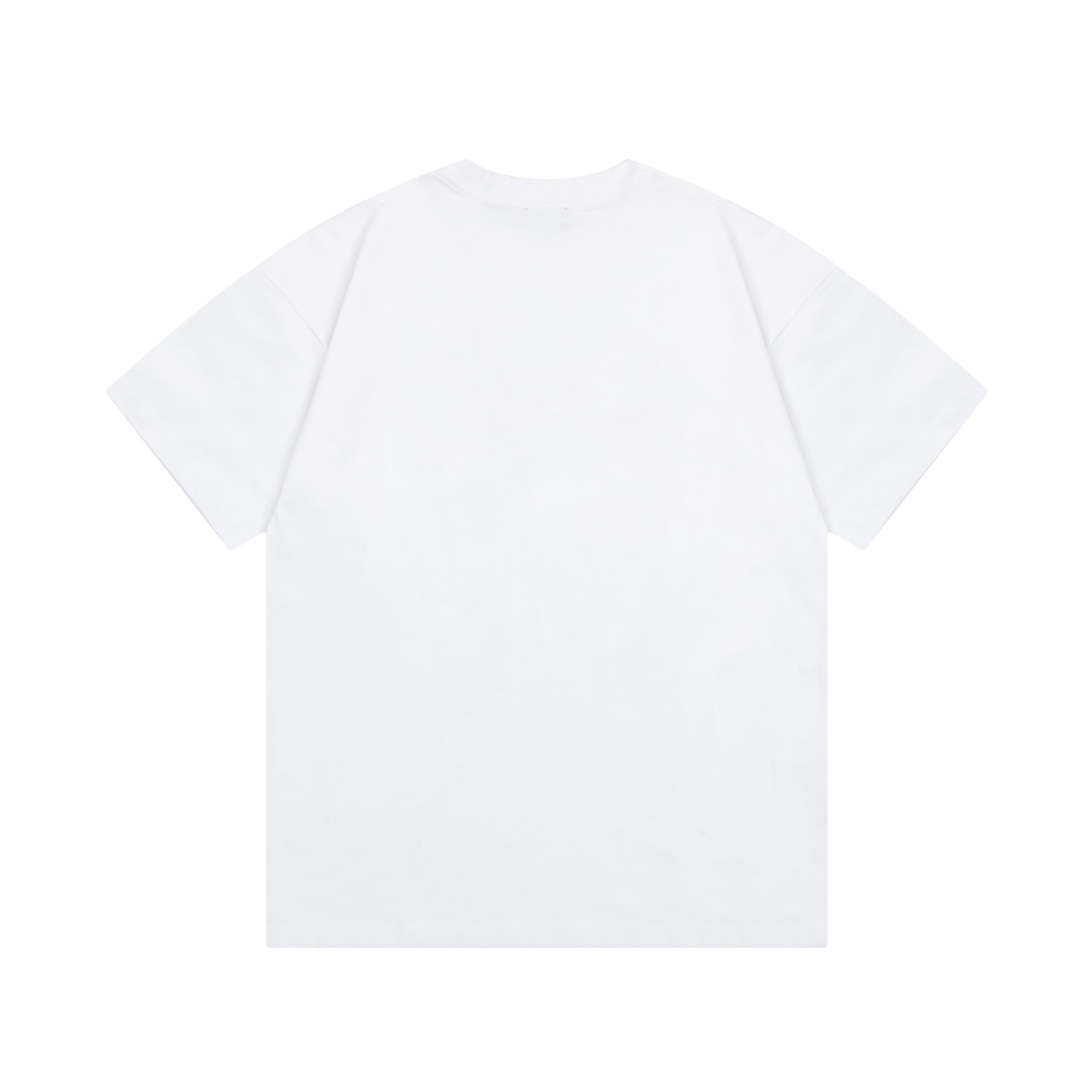 2024定番人気 chanel t シャツ偽物 純綿 トップス シンプル 熊プリント 半袖 男女兼用 個性的 ホワイト_9