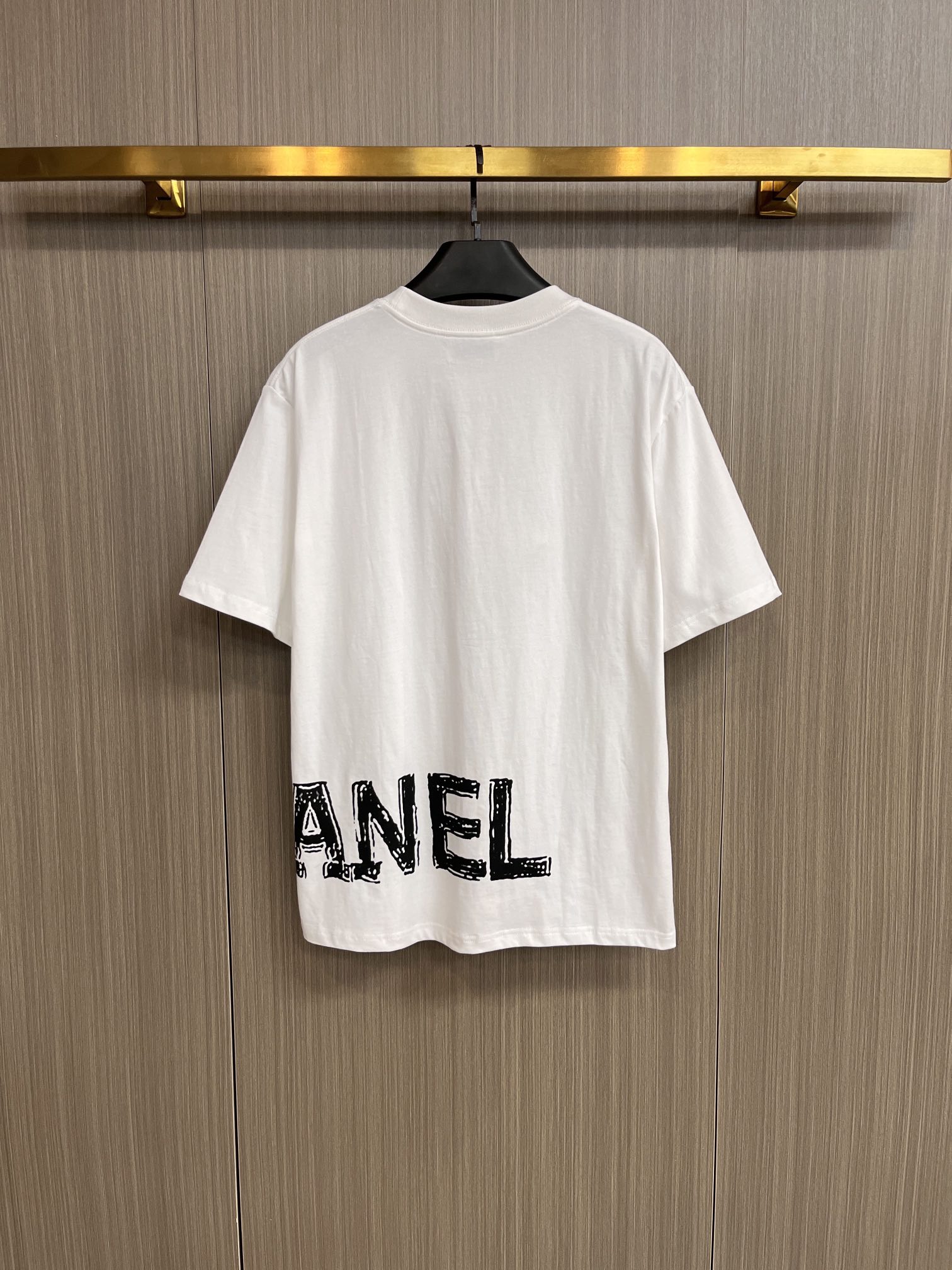 レディース シャネル t シャツスーパーコピー 純綿 トップス シンプル ロゴプリント 半袖 夏服 人気新作 ホワイト_2