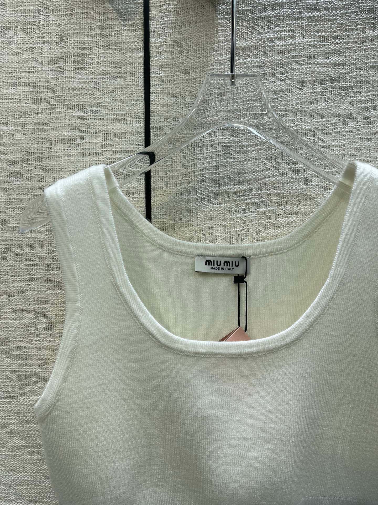 ミュウミュウ ロー ロゼＮ級品 純綿 トップス Tシャツ チョッキ ジレー ショット 運動服 セクシー ホワイト_4