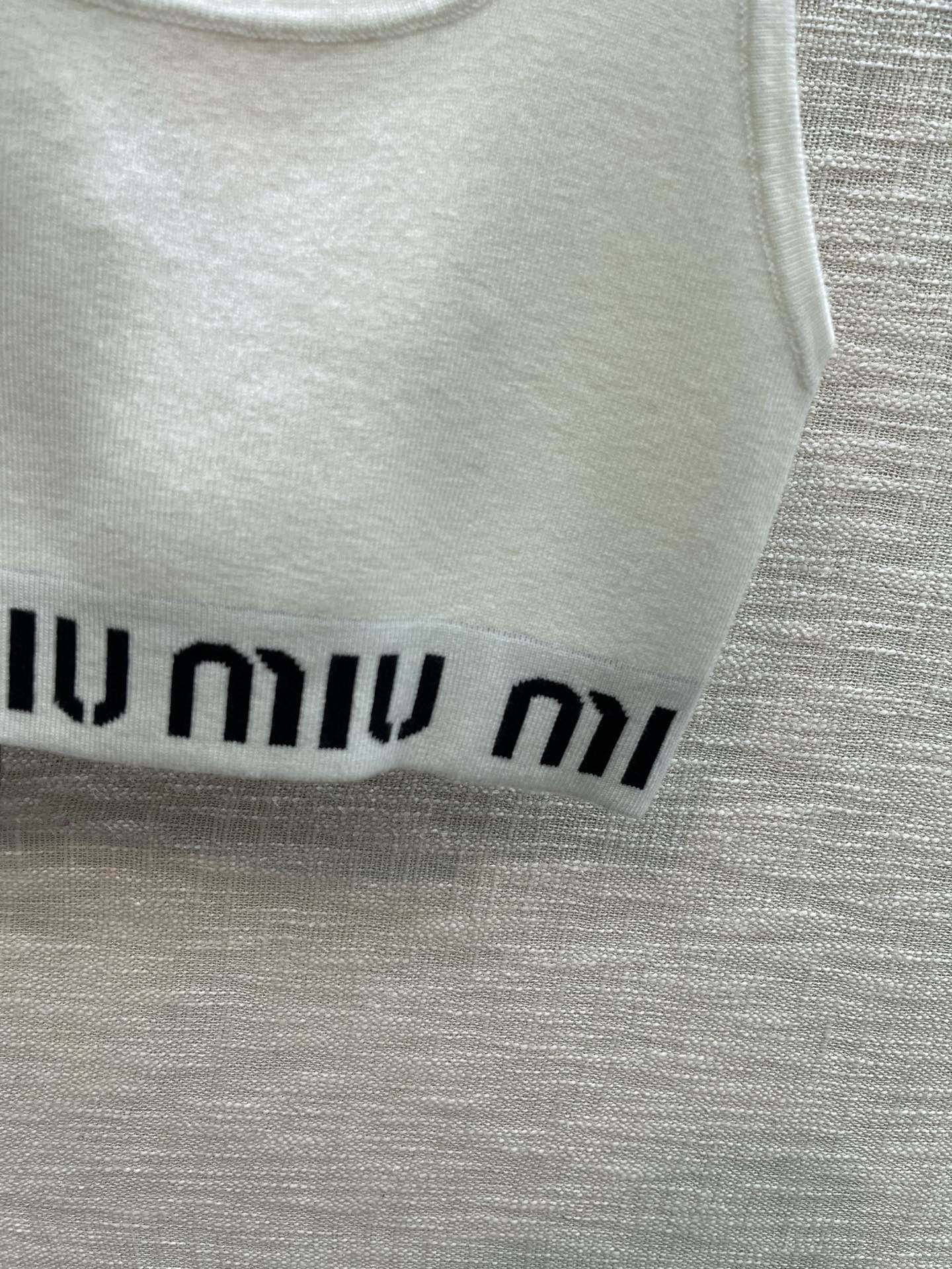 ミュウミュウ ロー ロゼＮ級品 純綿 トップス Tシャツ チョッキ ジレー ショット 運動服 セクシー ホワイト_6