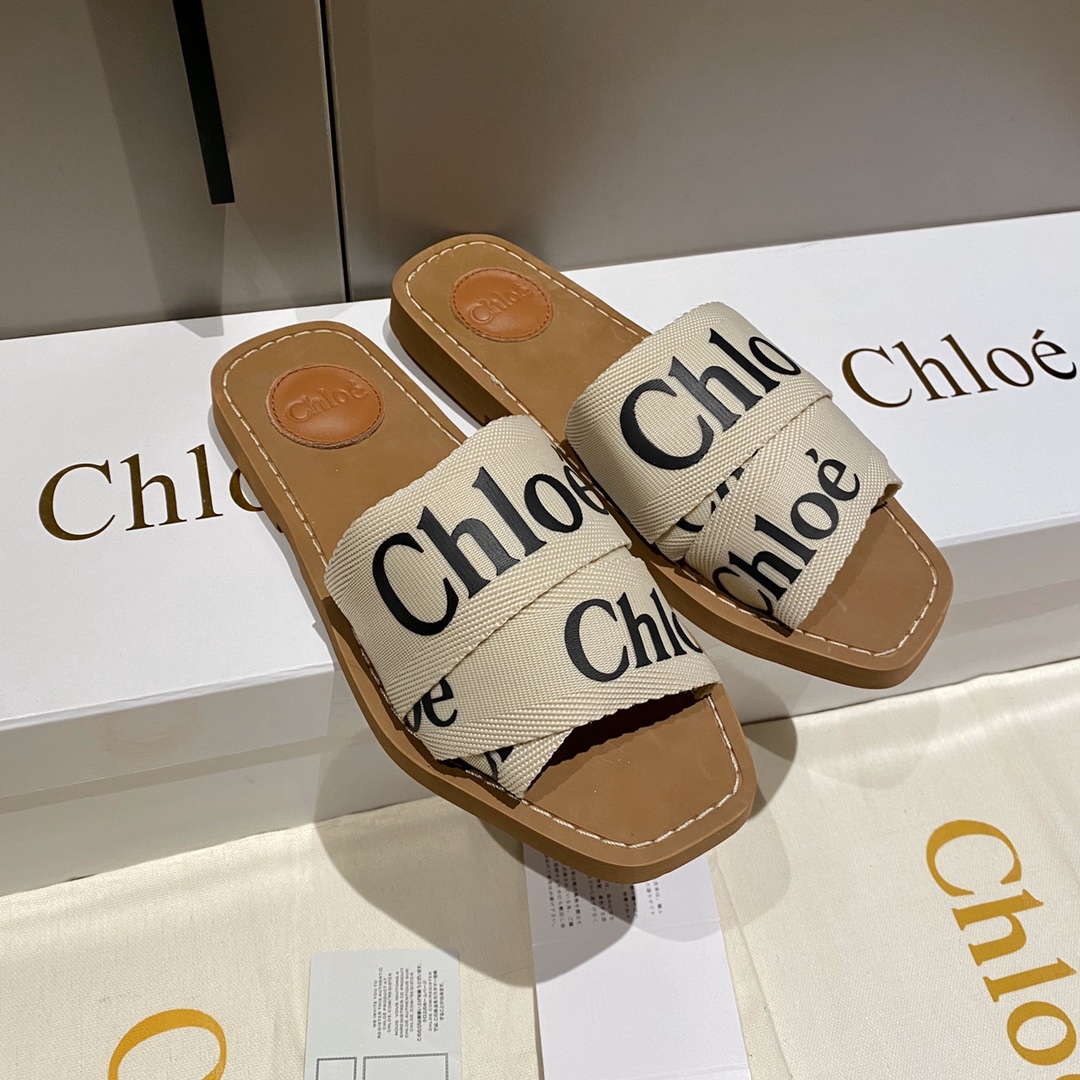 限定販売 最高品質 クロエ 靴 メンズ偽物 スリッパ ロゴプリント ファッション 便利 本革採用 ブラウン_2
