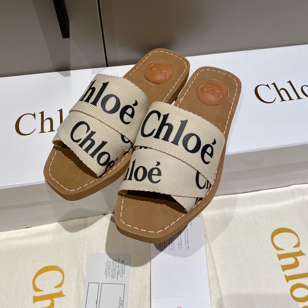限定販売 最高品質 クロエ 靴 メンズ偽物 スリッパ ロゴプリント ファッション 便利 本革採用 ブラウン_4