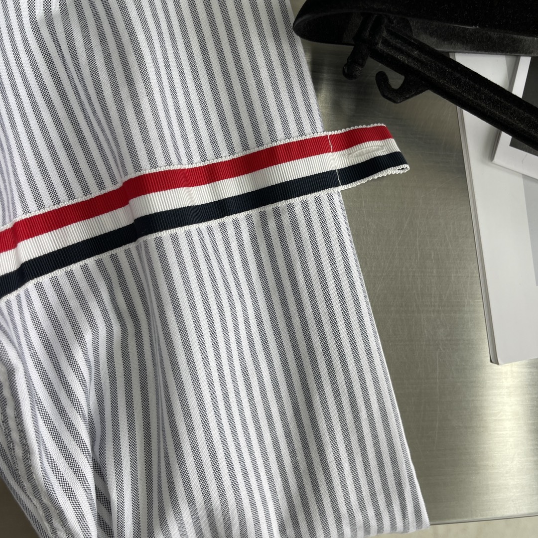 トムブラウン シャツ サイズ感激安通販 シャツ トップス 長袖 ビジネス 大販売 男女兼用 グレイ_5