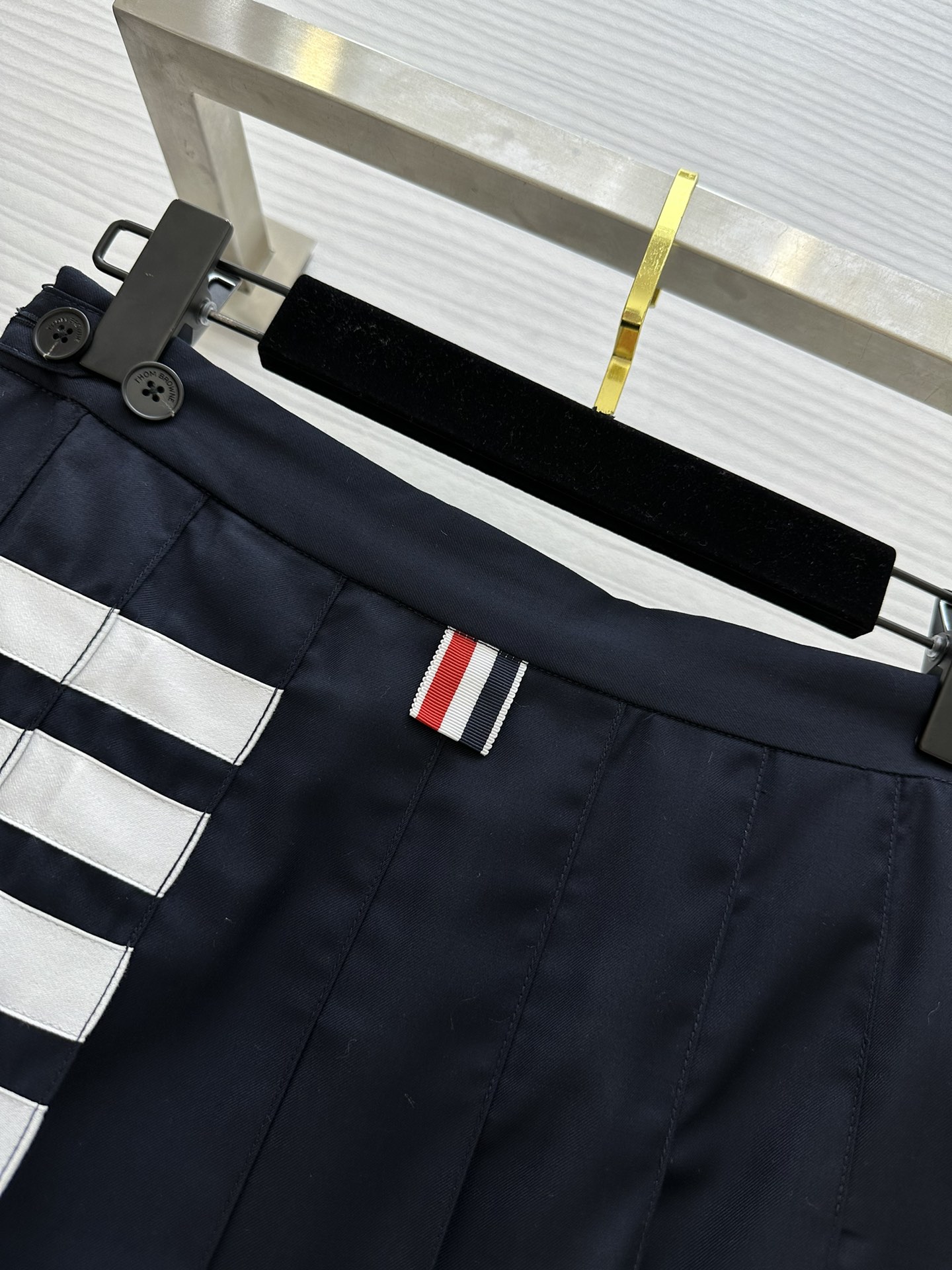 トムブラウン スカート メンズ偽物 可愛い 夏服 シンプル 品質保証 学院風 人気品 ファッション ブラック_9