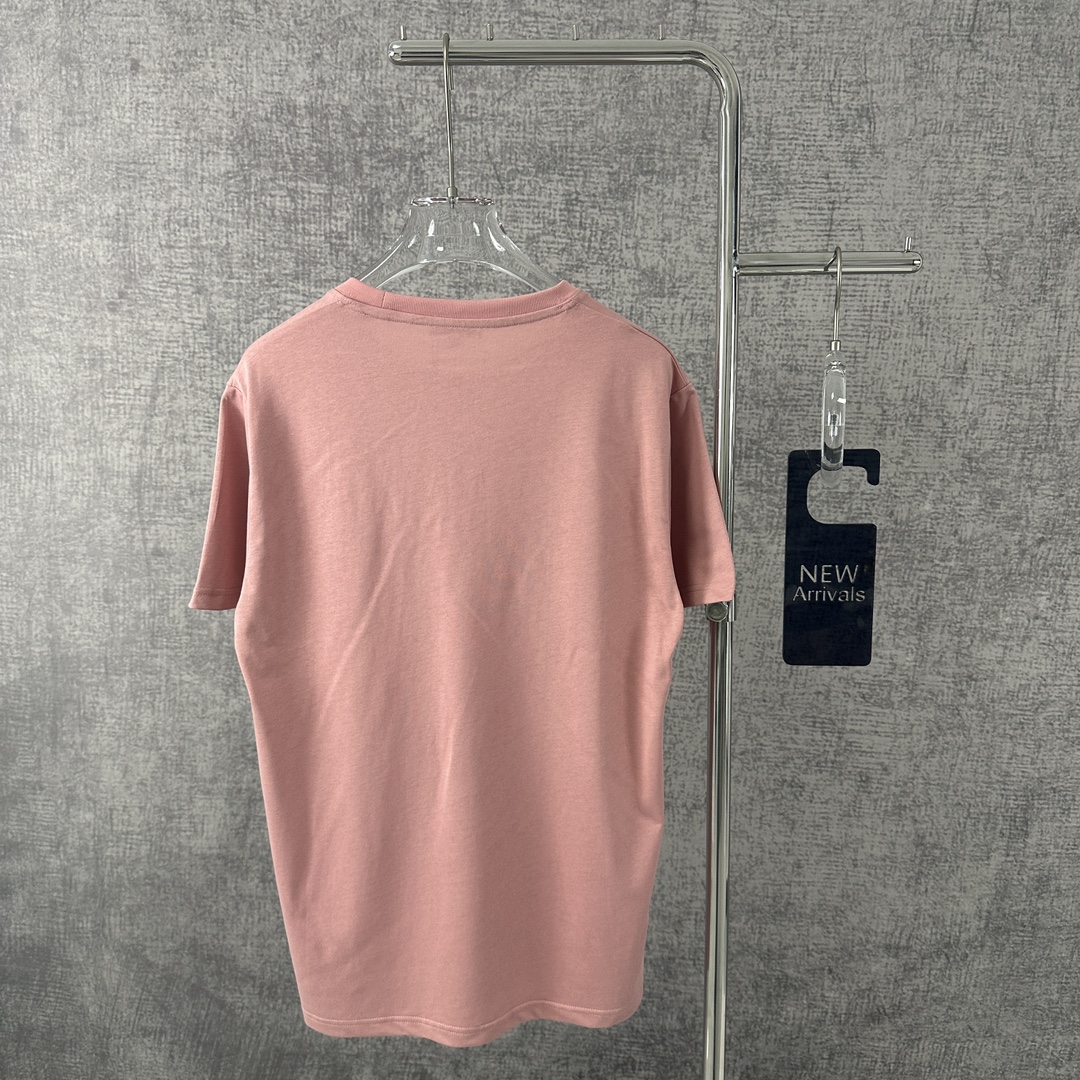 今季セール限定品 ロエベイメージコピー 純綿 Tシャツ トップス 半袖 シンプル 柔らかい 可愛い ピンク_2