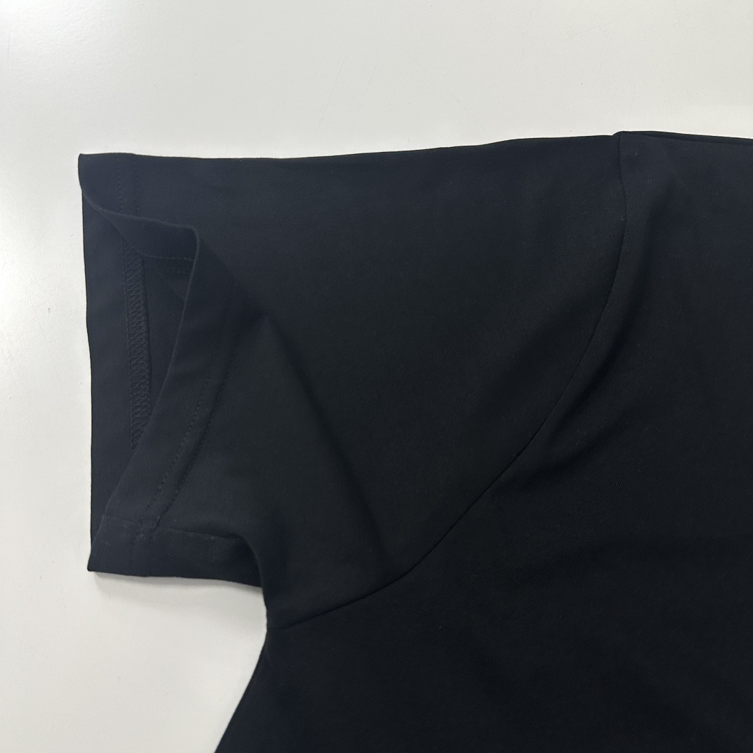 今季セール限定品 ロエベハウルtシャツスーパーコピー 純綿 Tシャツ トップス 半袖 シンプル 柔らかい 可愛い ブラック_7