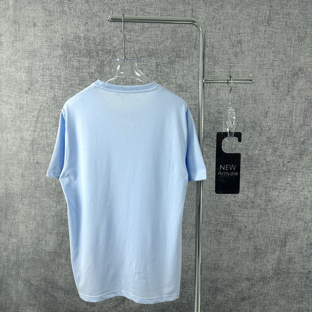 今季セール限定品 エベ tシャツ ウィメンズ激安通販 純綿 Tシャツ トップス 半袖 シンプル 柔らかい 可愛い ブルー_2