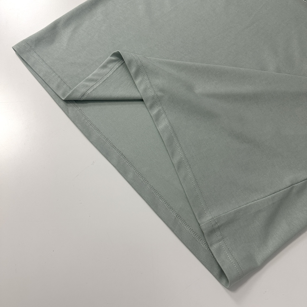 今季セール限定品 ロエベ ウェア偽物 純綿 Tシャツ トップス 半袖 シンプル 柔らかい 可愛い グリーン_8