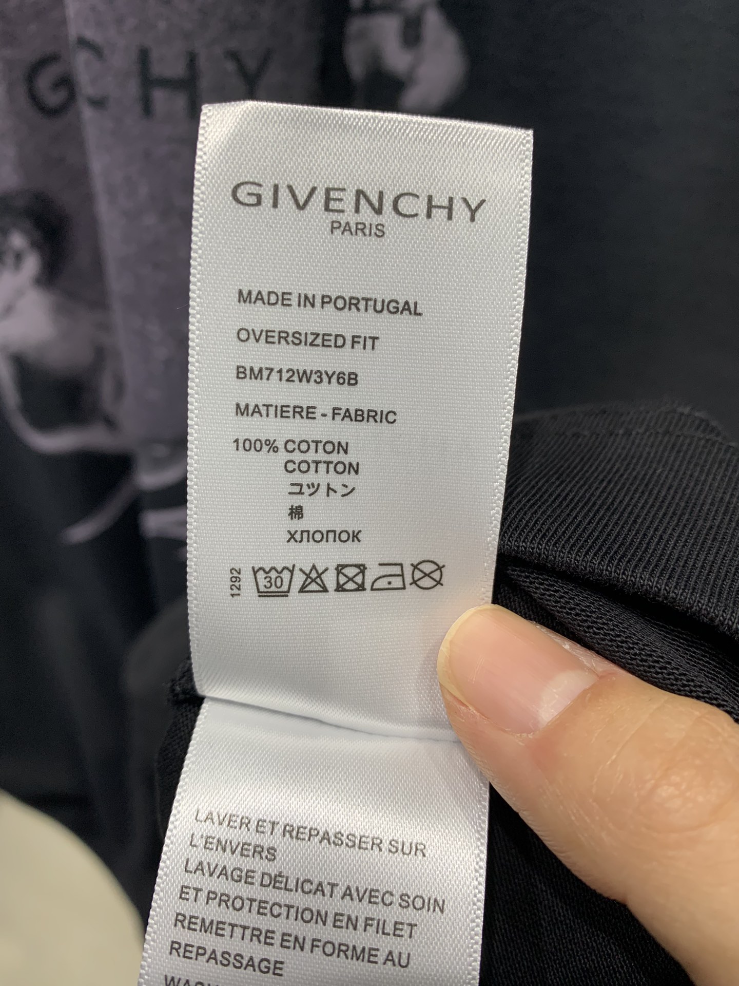 tシャツ ジバンシー偽物 半袖 通気性いい 男女兼用 プリント 純綿 シンプル トップス Tシャツ ファッション ブラック_6