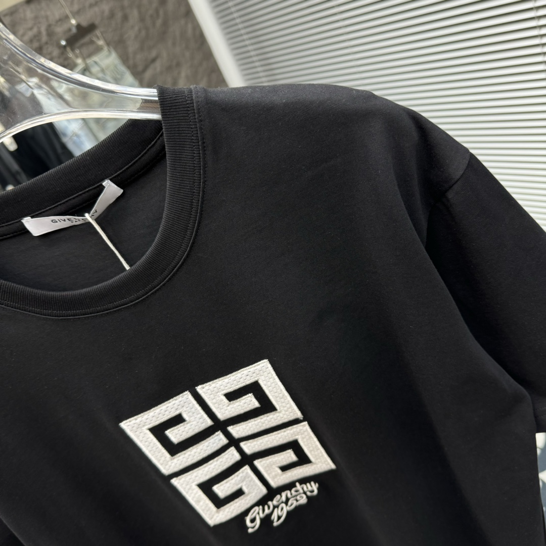 ジバンシィ スウェットコピー 半袖 プリント 純綿 シンプル トップス Tシャツ 人気定番 ファッション ブラック_6