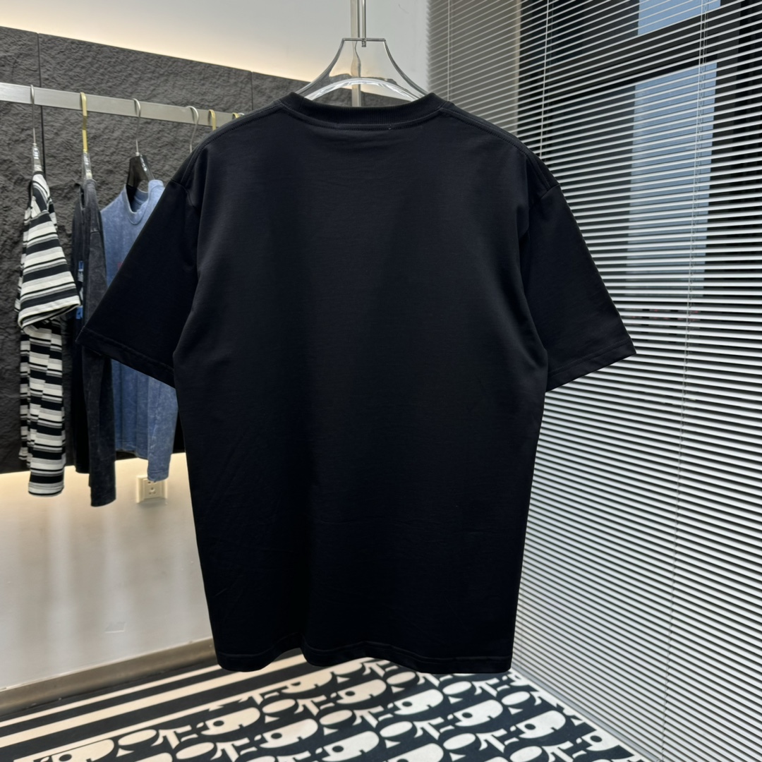ジバンシィ スウェットコピー 半袖 プリント 純綿 シンプル トップス Tシャツ 人気定番 ファッション ブラック_8