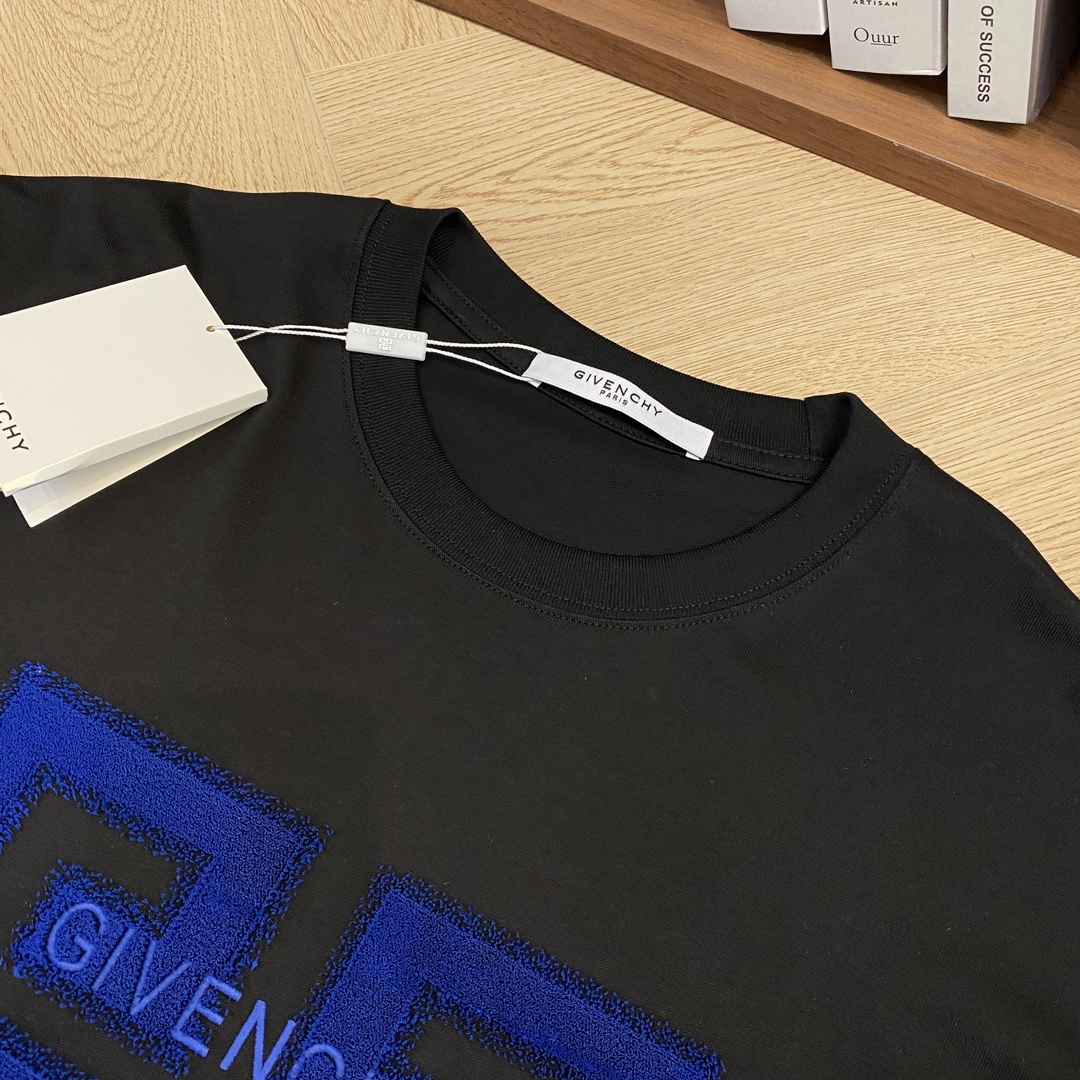 新作到着!! ジバンシー ロゴtシャツＮ級品 Tシャツ 短袖 トップス 純綿 男女兼用 プリント ブラック_5