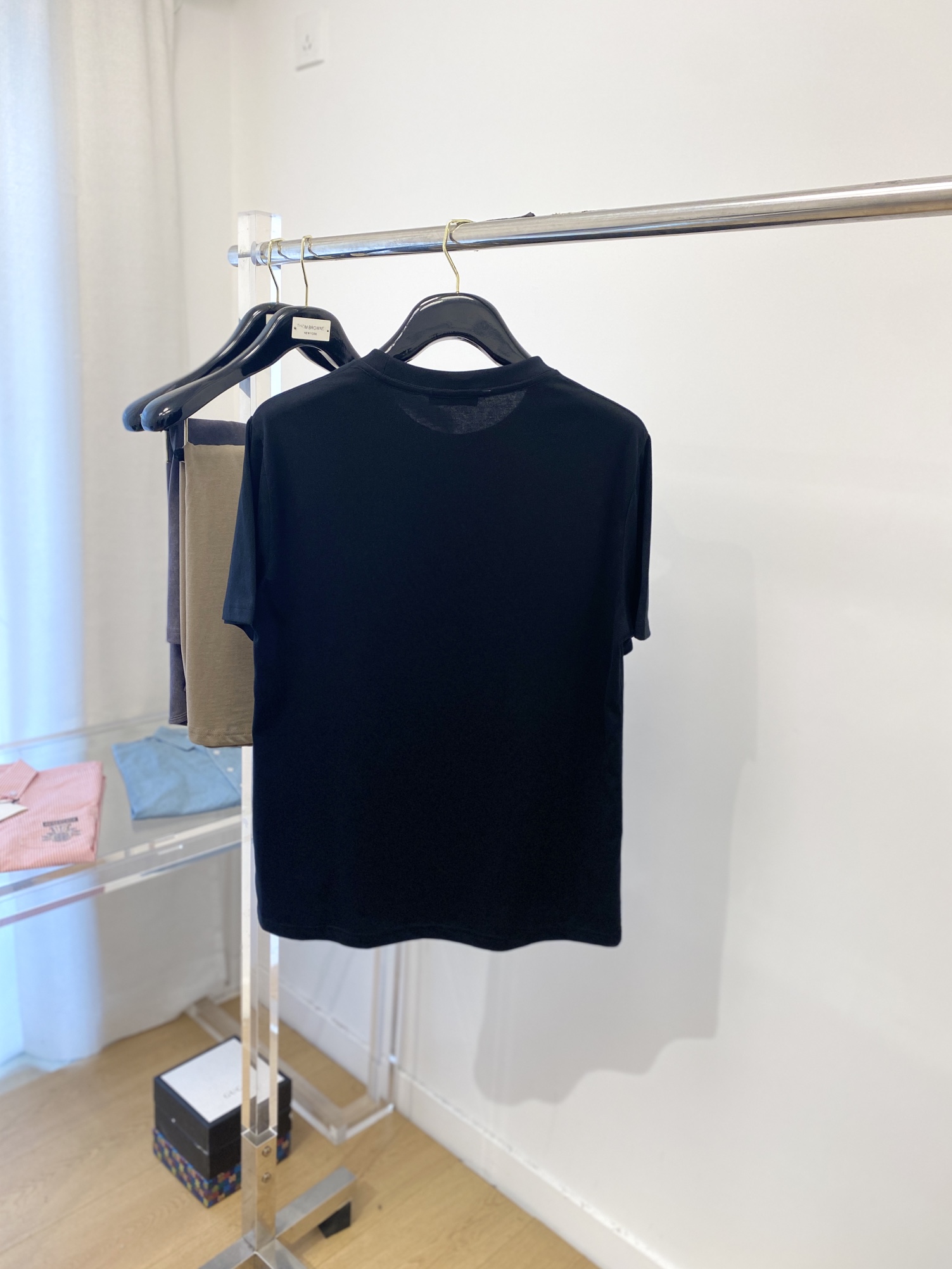 fendi t シャツ アウトレットＮ級品 トップス 半袖 純綿 ファッション 人気定番 ロゴプリント 新品 柔らかい ブラック_9
