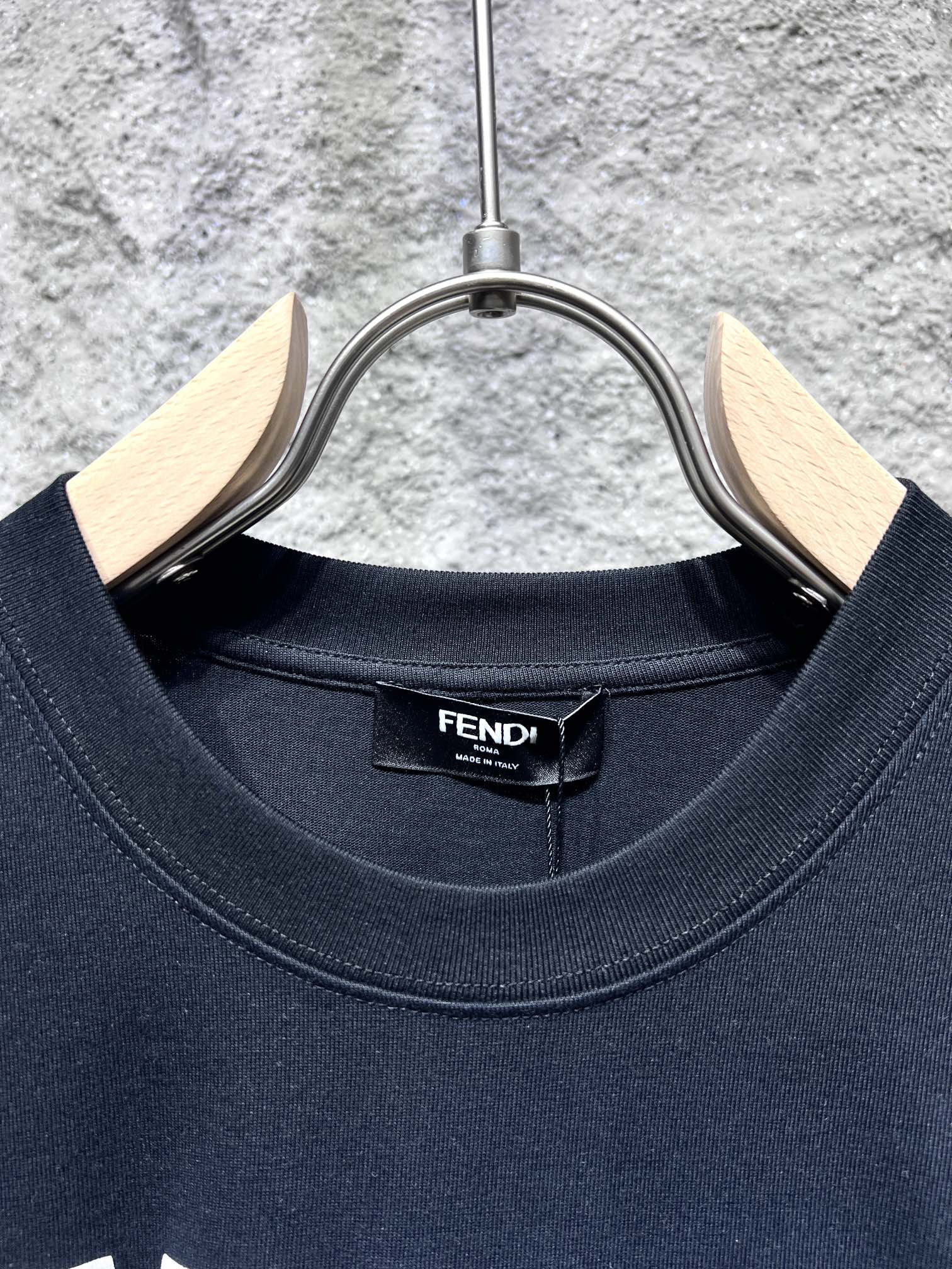 人気定番 fendi t シャツ キッズ激安通販 トップス 半袖 純綿 熊プリント 柔らかい ゆったり ブラック_2