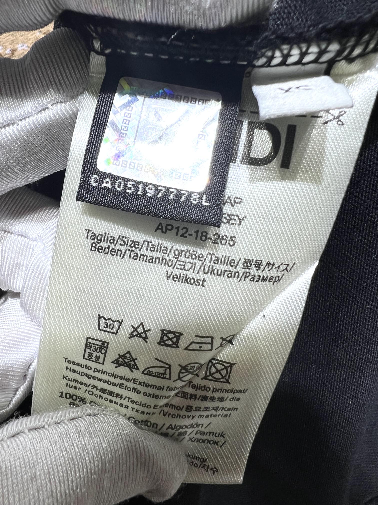 人気定番 fendi t シャツ キッズ激安通販 トップス 半袖 純綿 熊プリント 柔らかい ゆったり ブラック_7