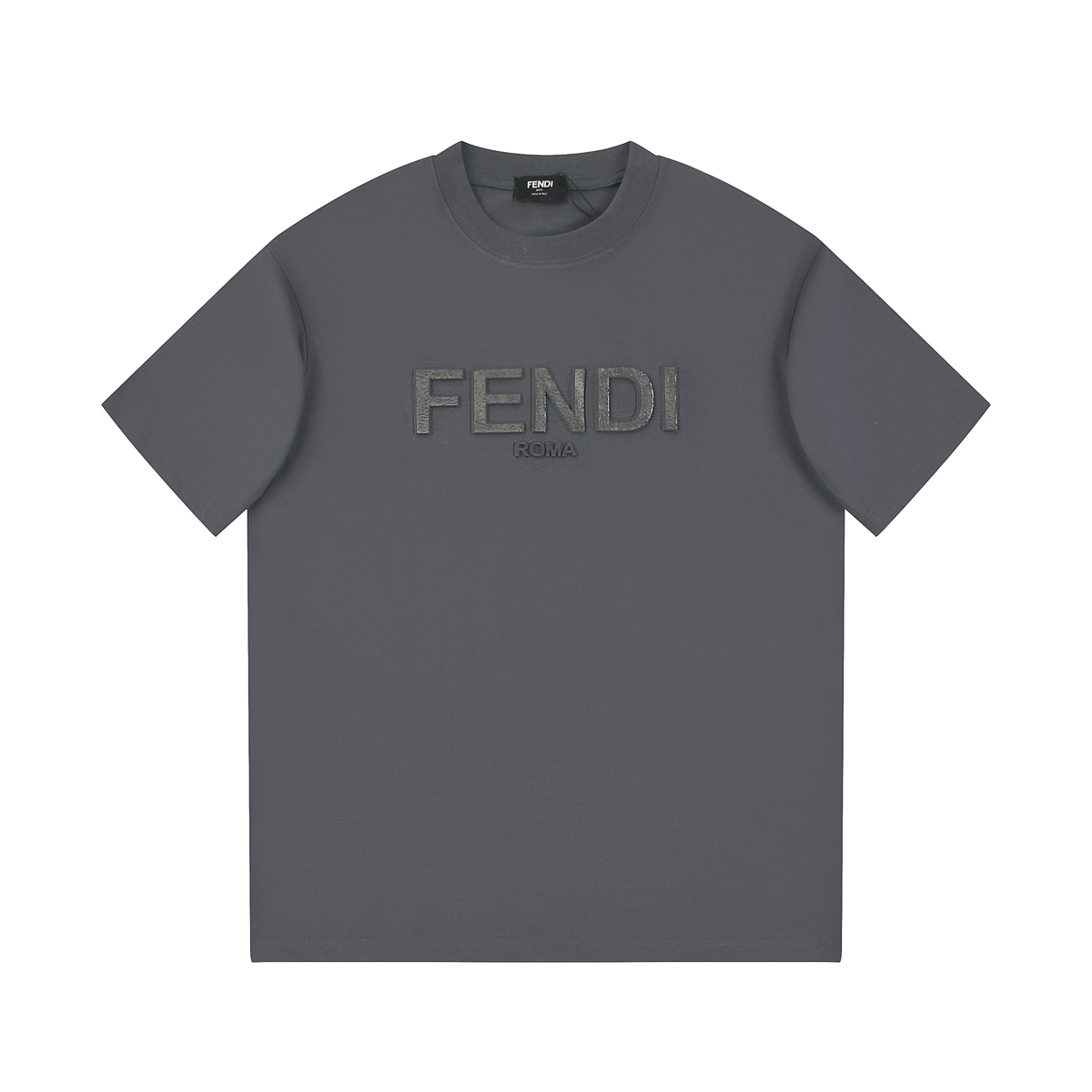 高級感溢れる fendi ブラウス レディースコピー トップス 純綿 柔らかい シンプル ロゴプリント ブラック_1