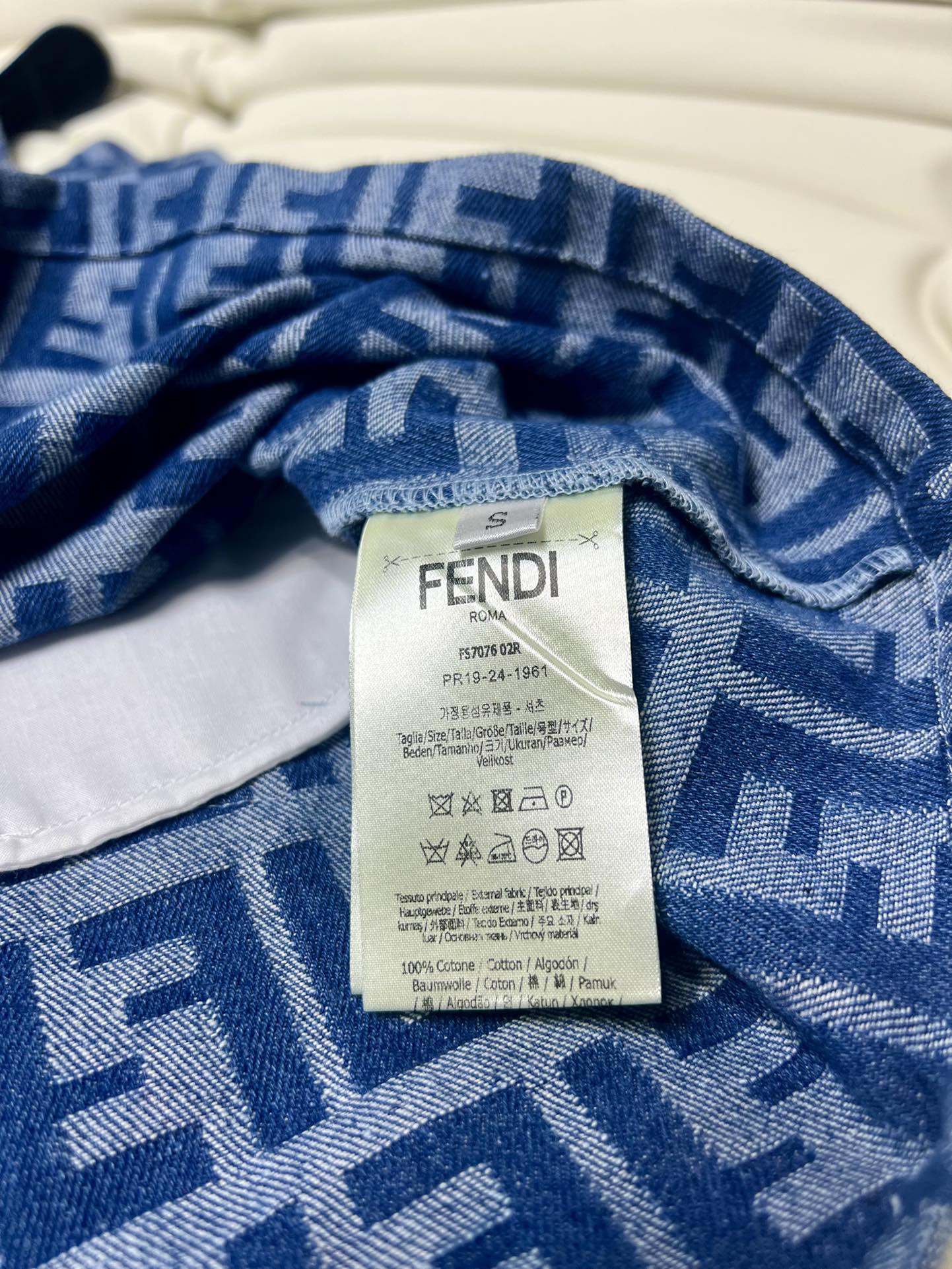 fendi fila ワンピーススーパーコピー スカート キャミソール デニム素材 少女感 ファッション ブルー_5